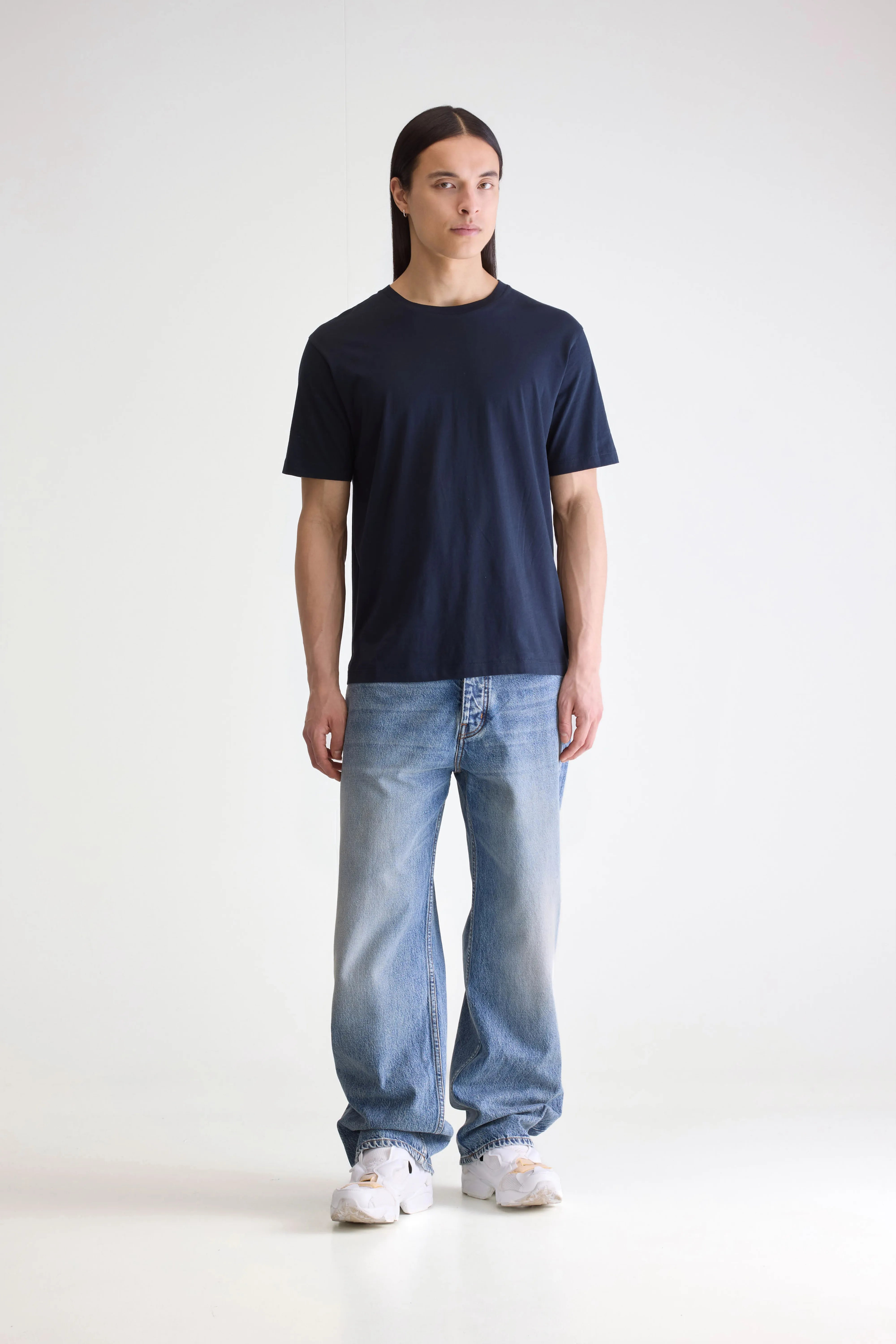 T-shirt Marine À Manches Courtes Vinx - Navy Pour Homme | Bellerose
