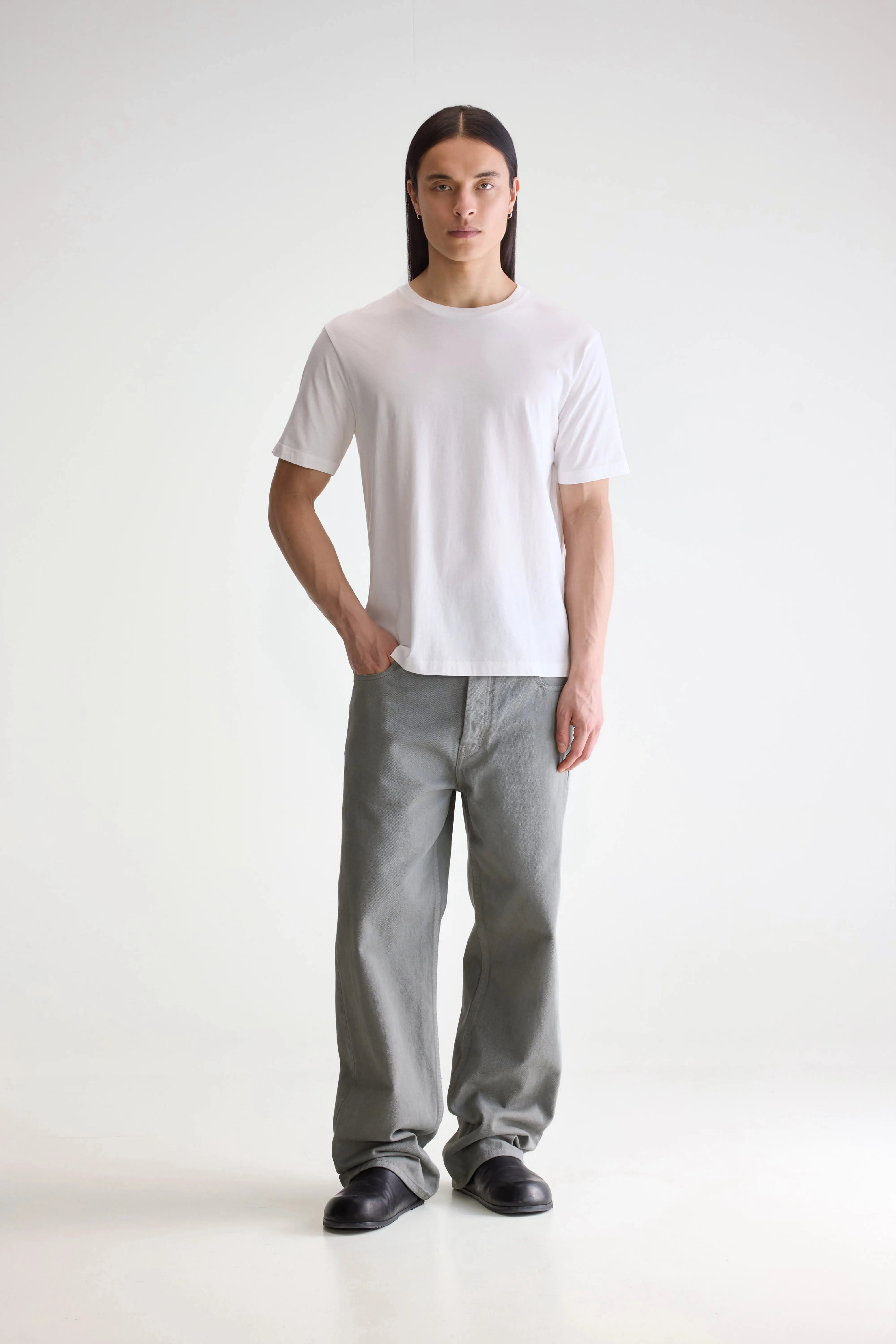 T-shirt Blanc À Manches Courtes Vinx - Vintage white Pour Homme | Bellerose