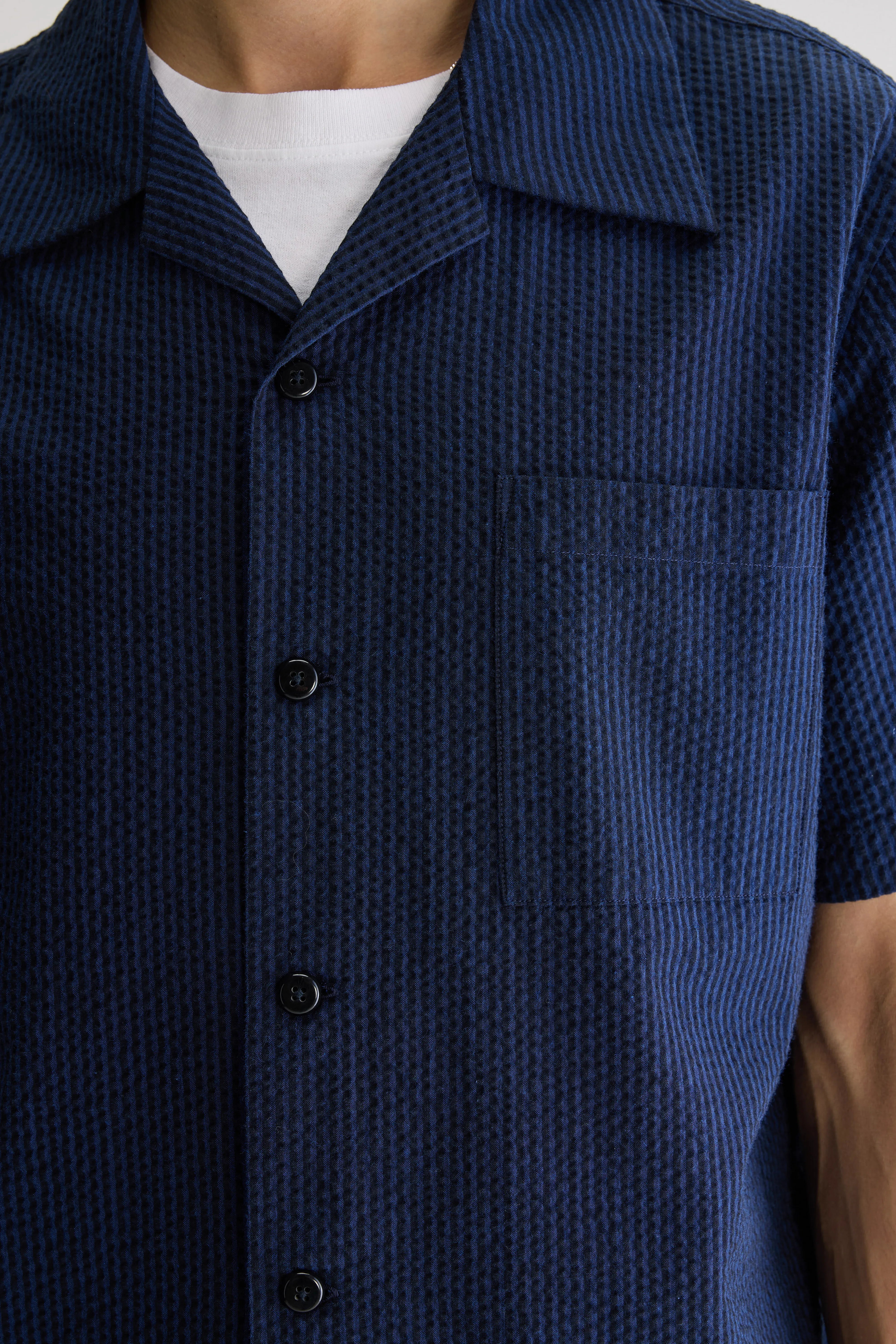 Faraway Regular Shirt - Navy For Men | Bellerose