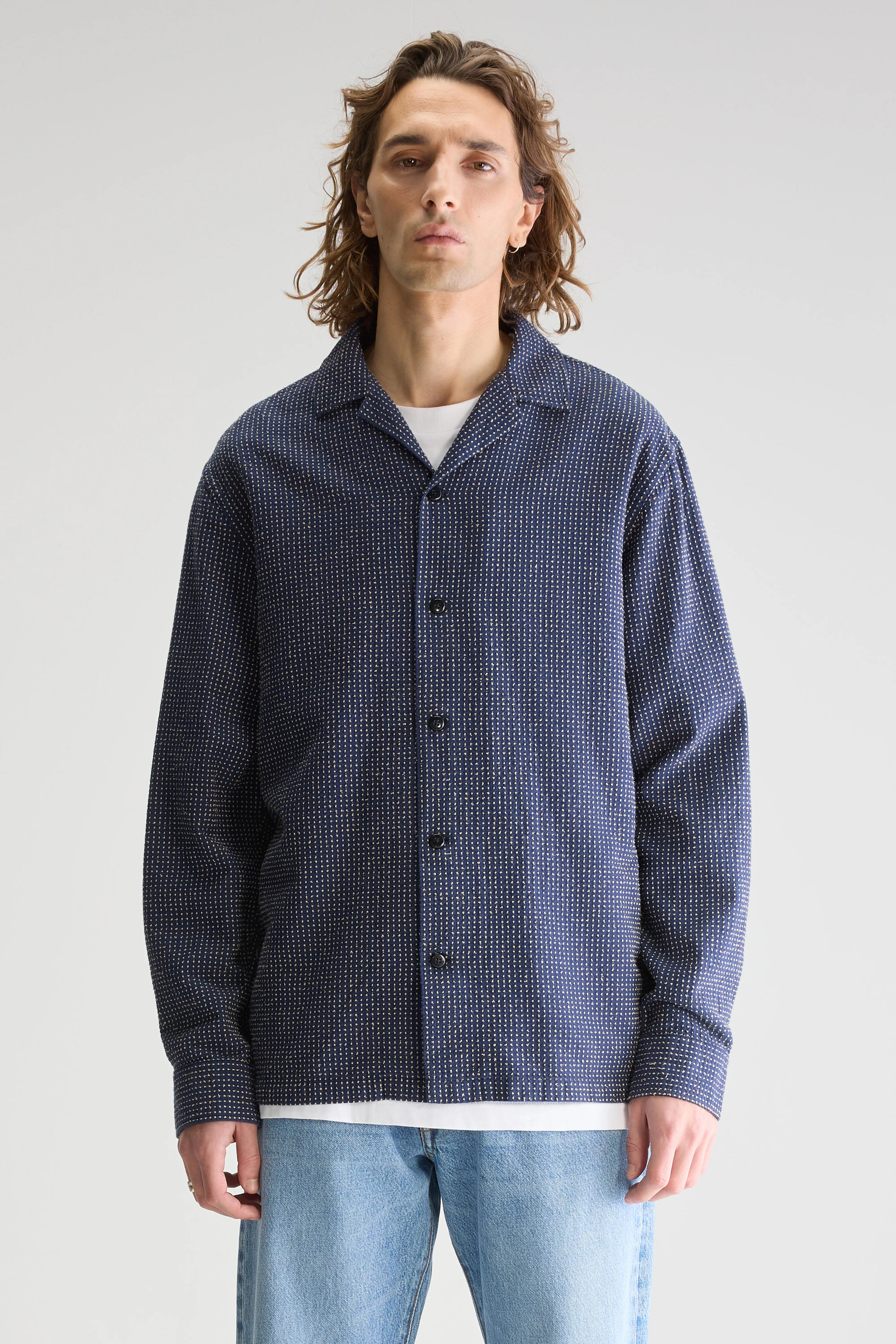 Florian Regular Shirt - Regal blue For Men | Bellerose