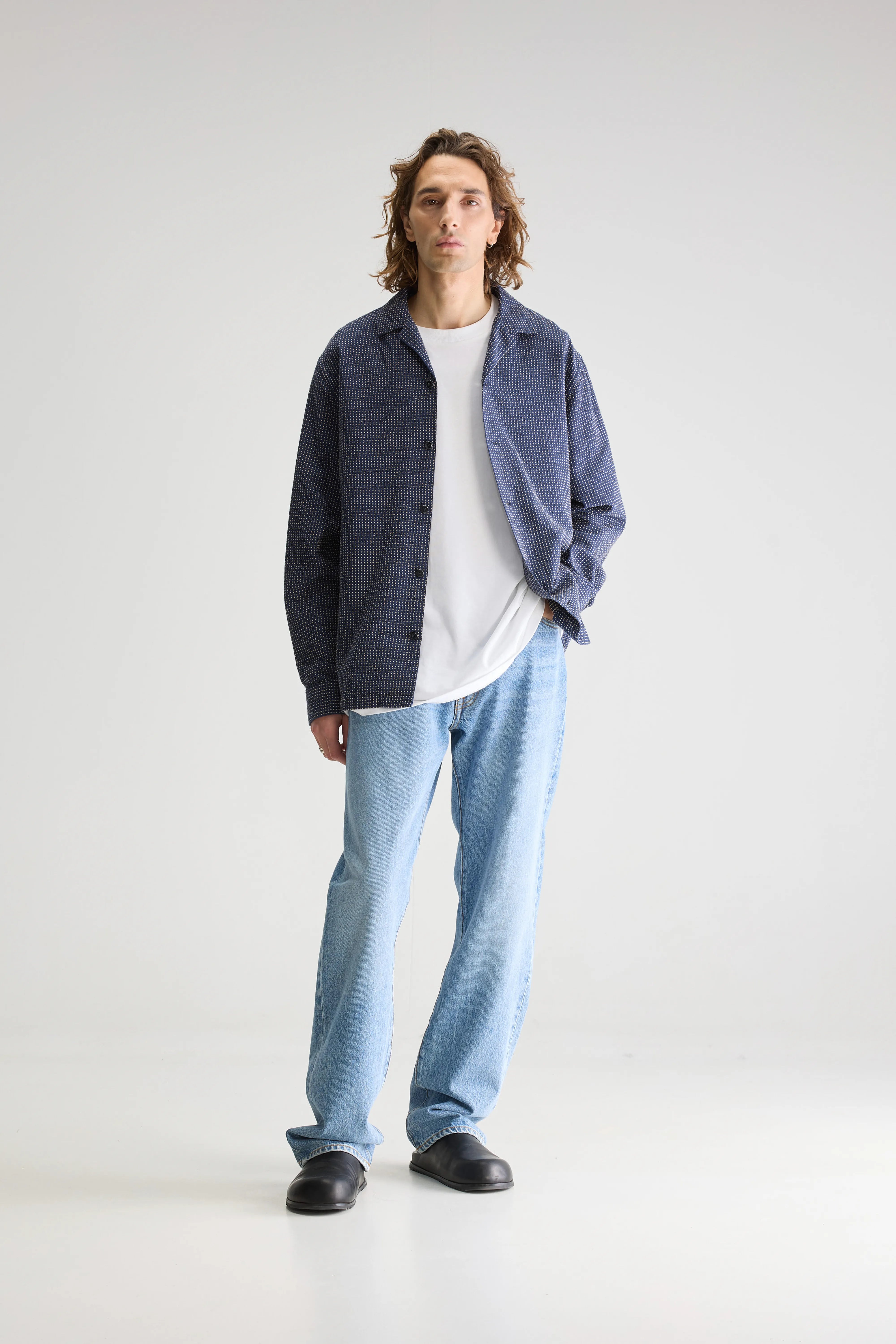 Florian Regular Shirt - Regal blue For Men | Bellerose