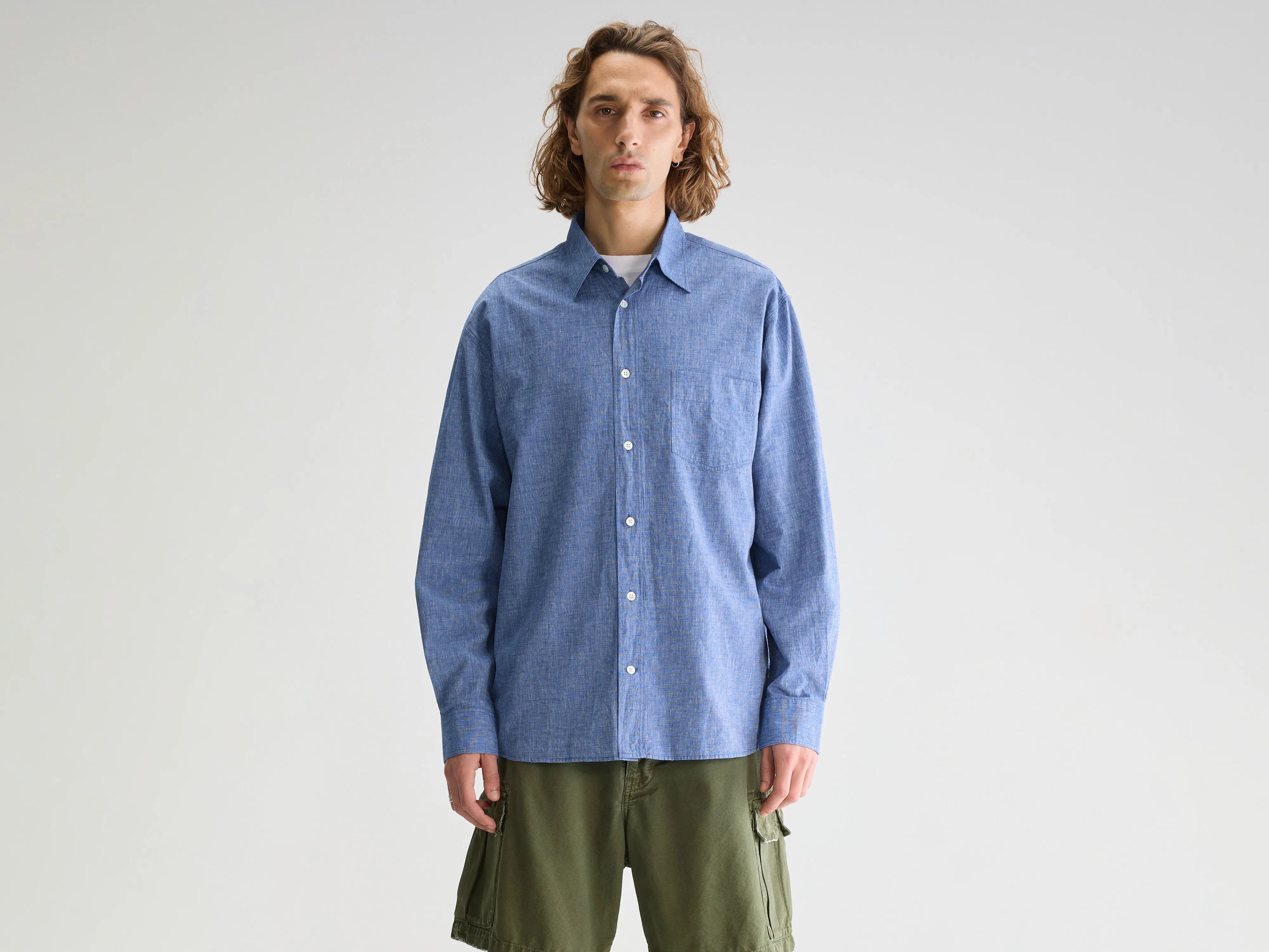 Lighty relaxed shirt (251 / M / DENIM)