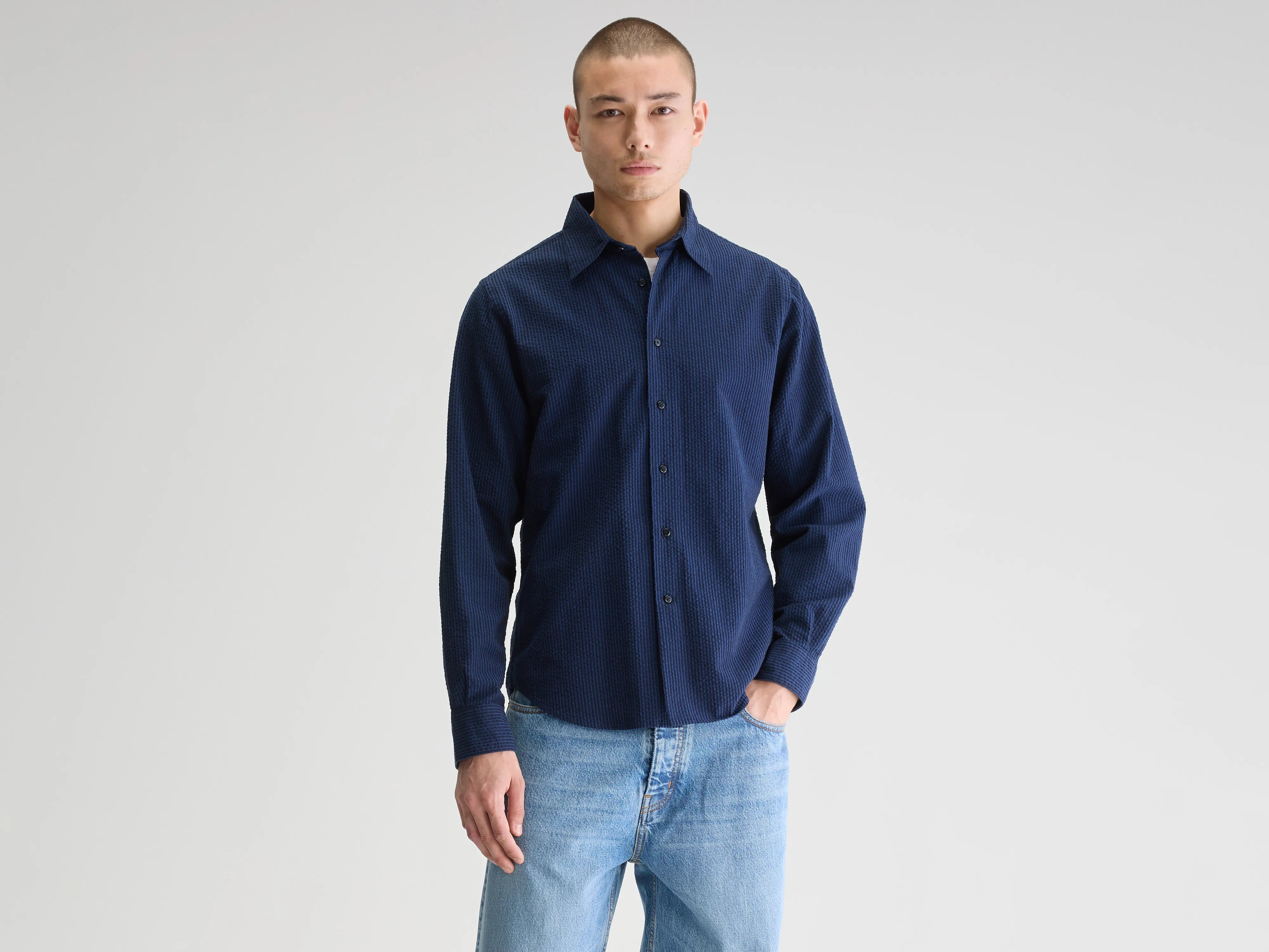 Franklin klassiek hemd (251 / M / STRIPE A)