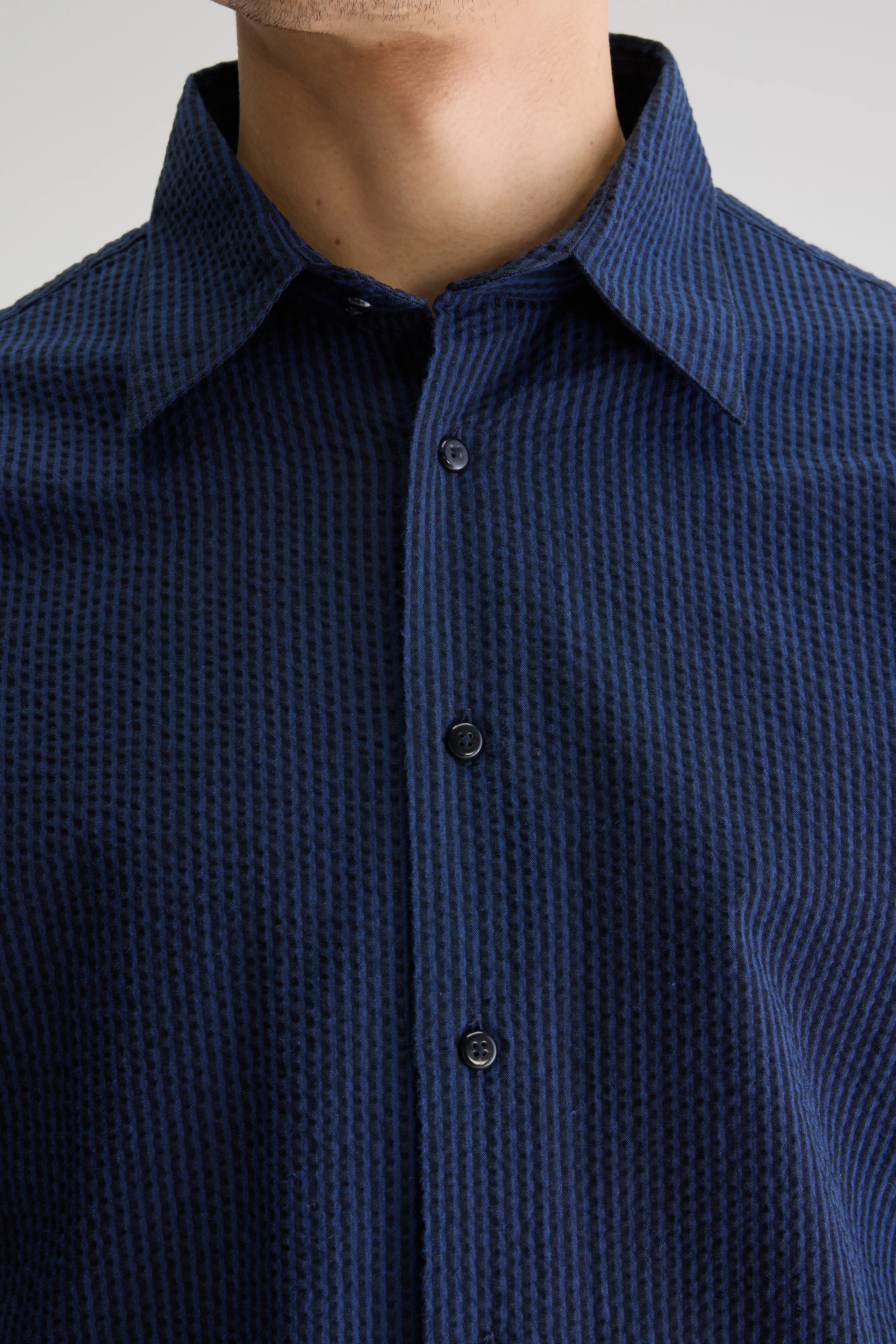Franklin Klassiek Hemd - Navy Voor Heren | Bellerose