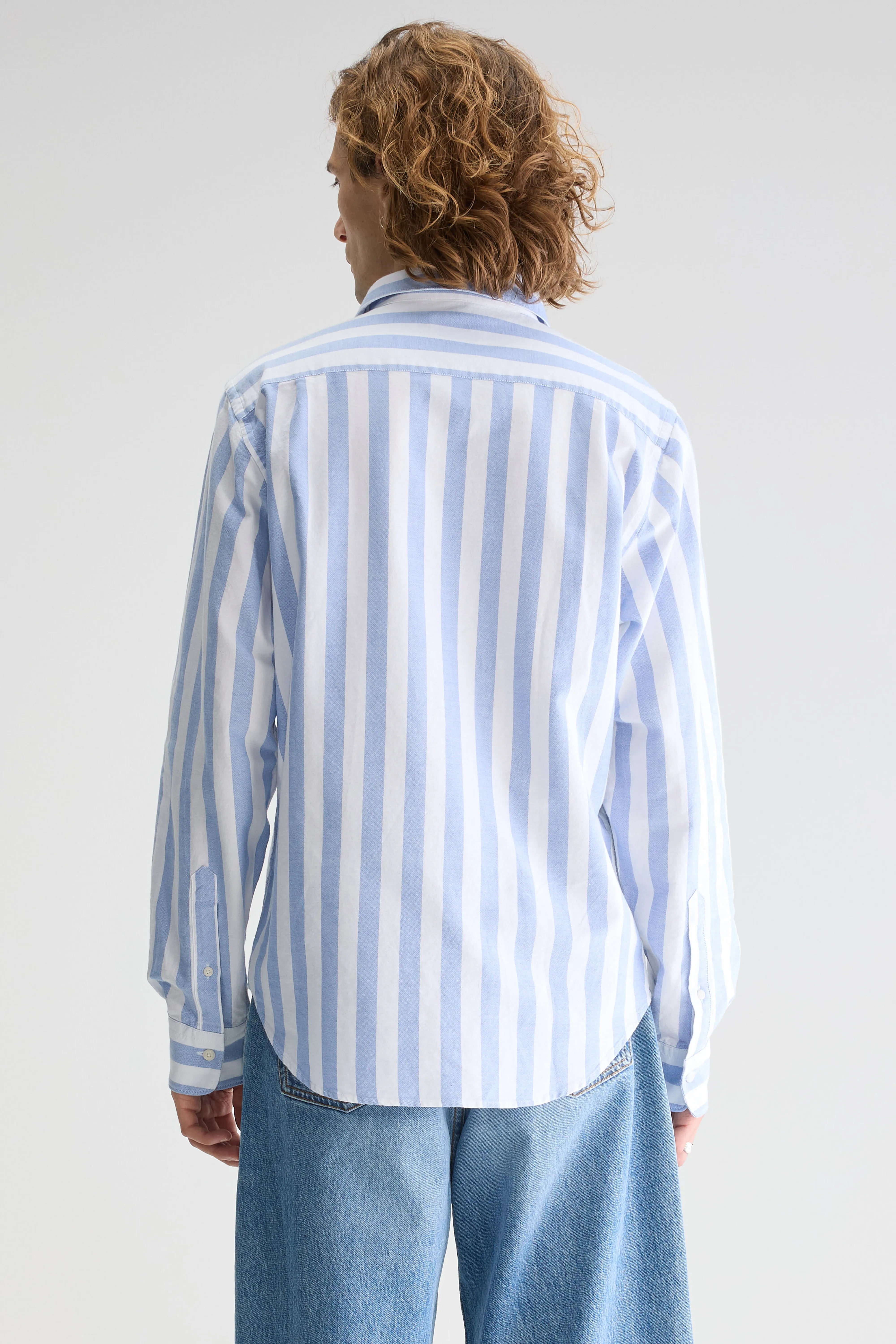 Franklin Klassiek Hemd - Sky / White Voor Heren | Bellerose