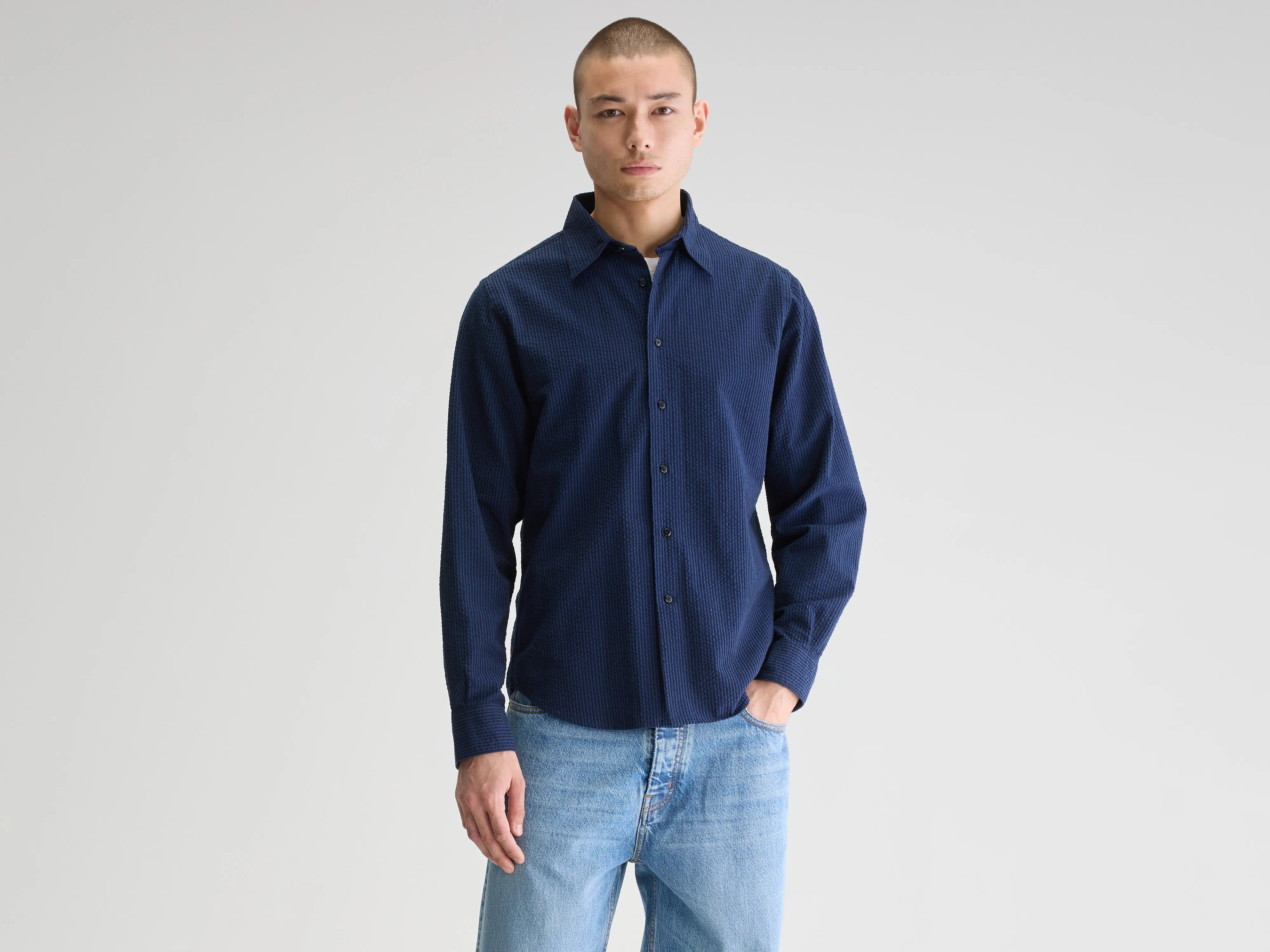 Franklin regular shirt (251 / M / STRIPE A)