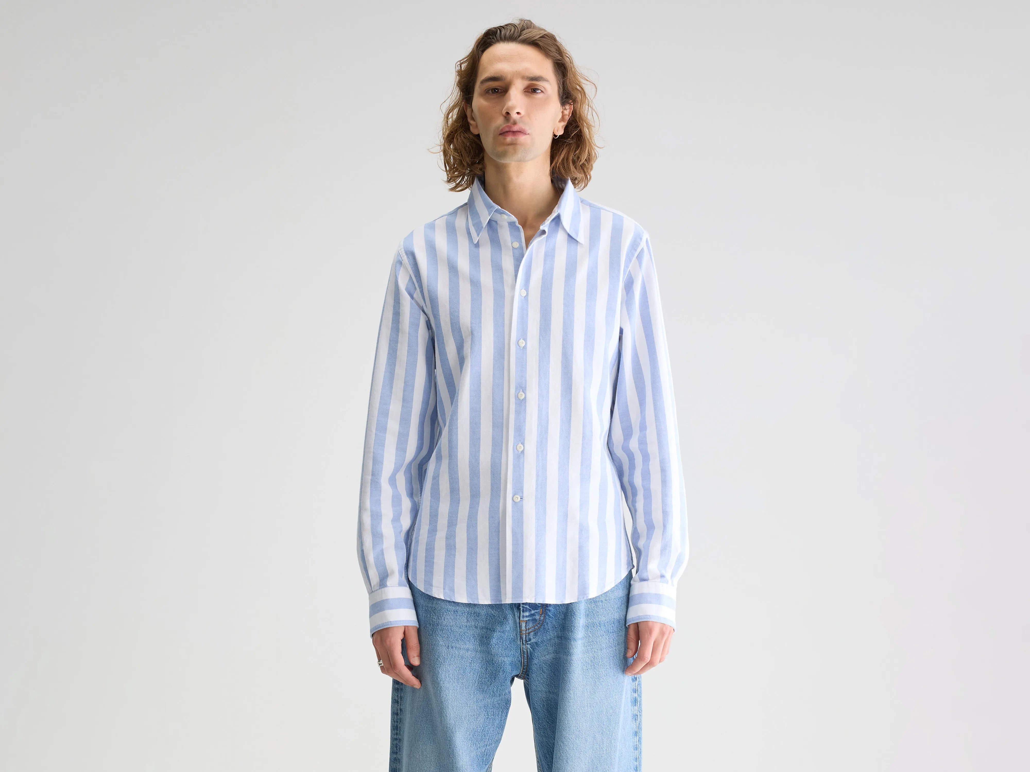 Franklin regular shirt (251 / M / STRIPE A)