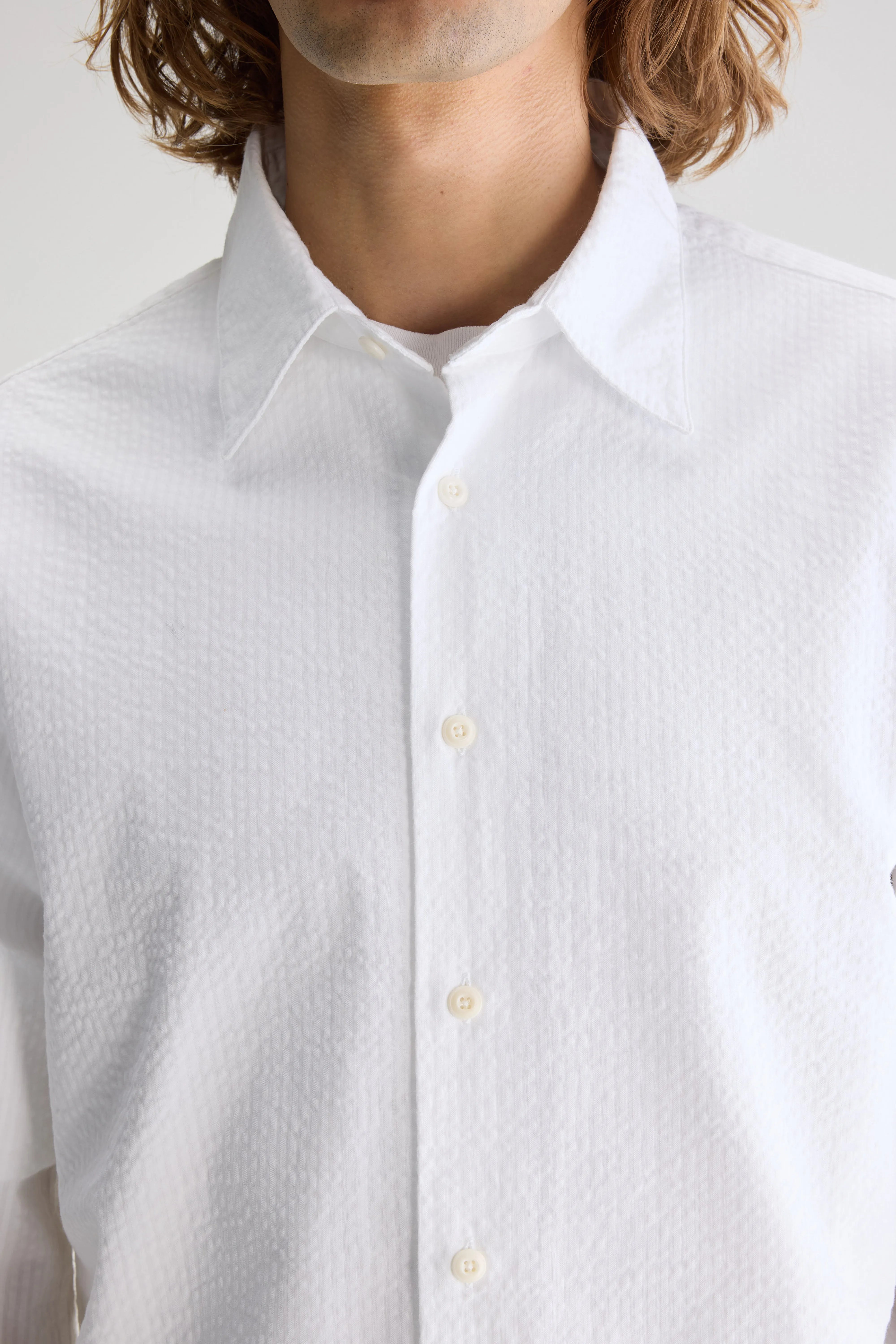 Chemise Classique Franklin - White Pour Homme | Bellerose