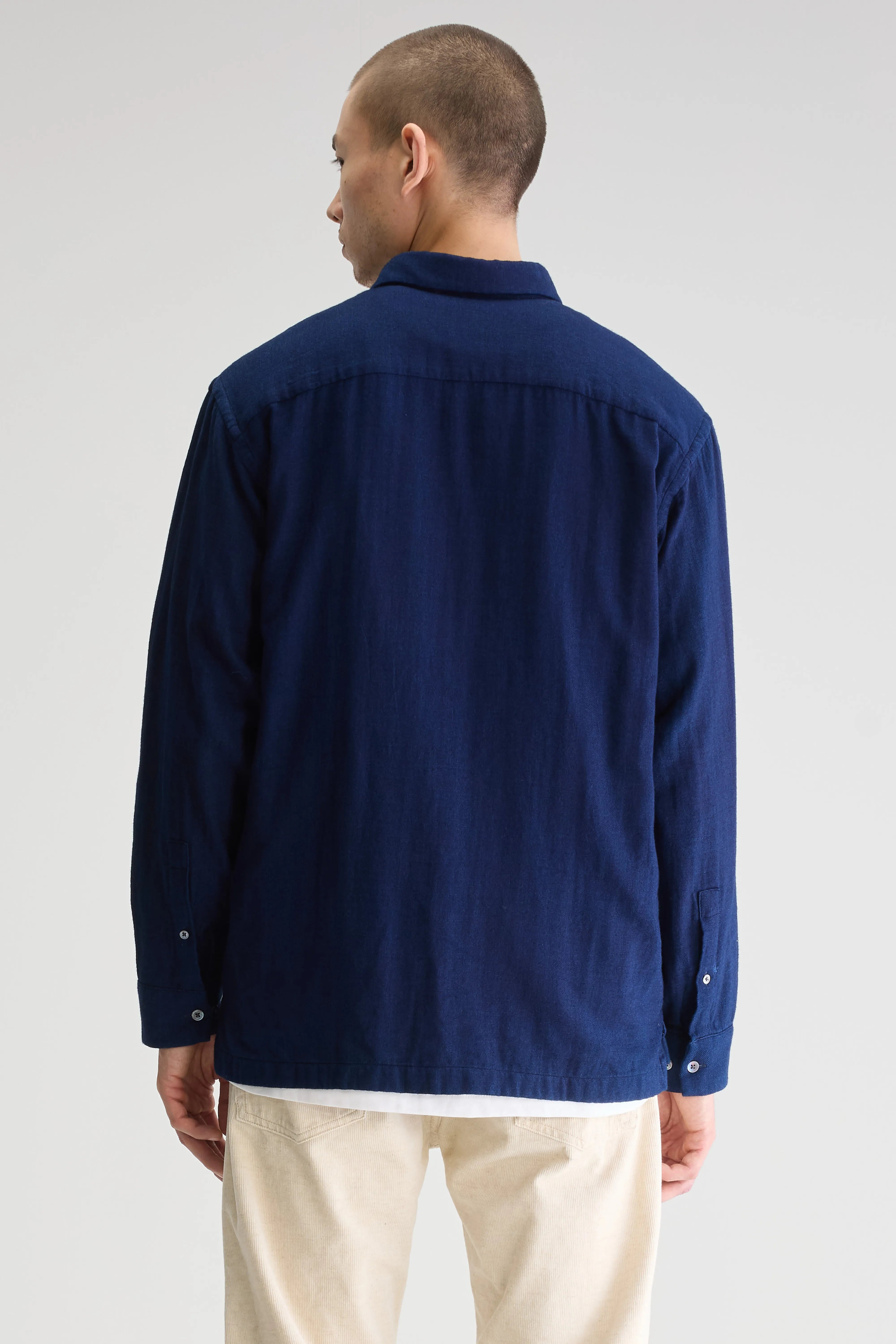 Flip relaxed shirt (251 / M / INDIGO)