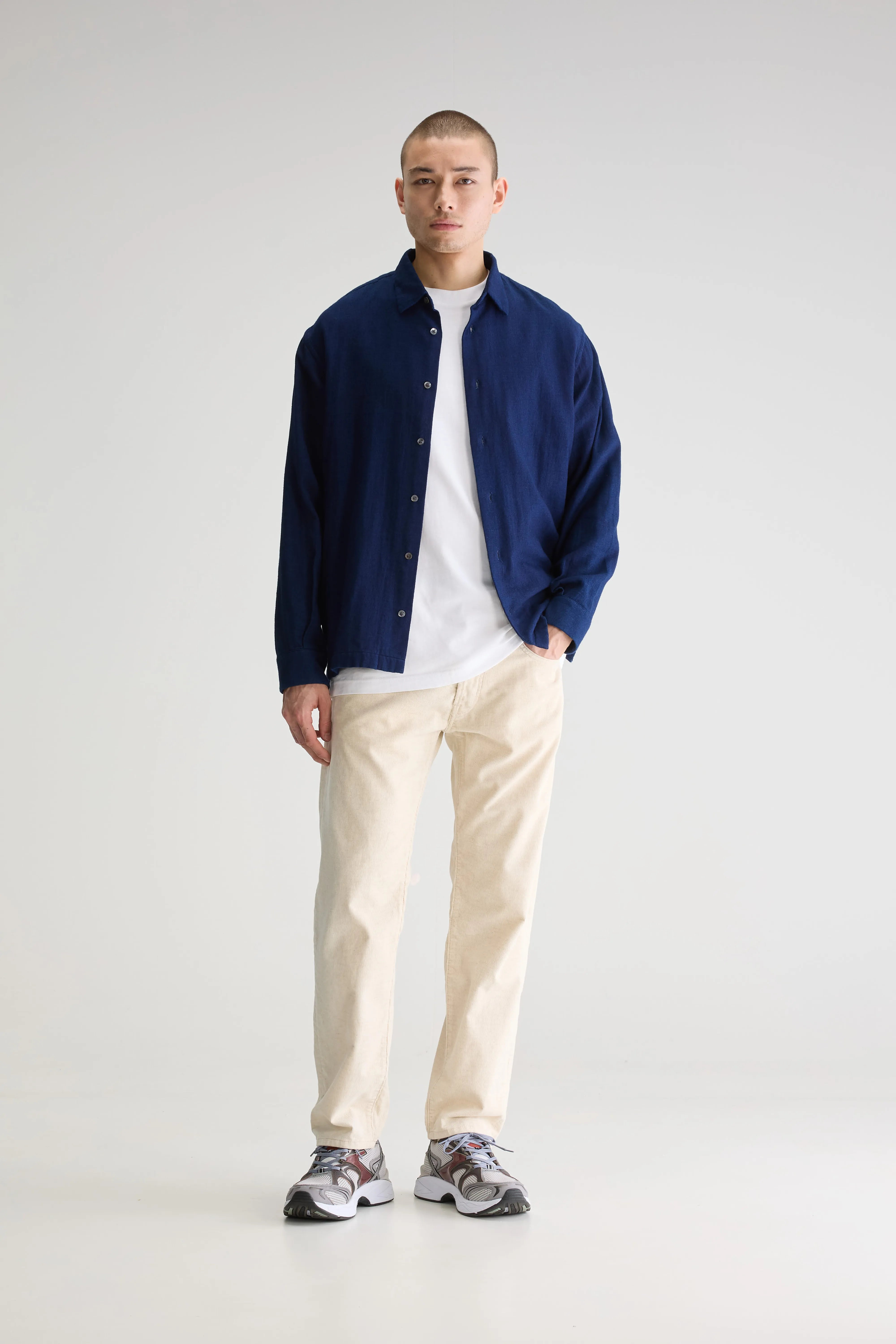 Flip Relaxed Shirt - Indigo For Men | Bellerose