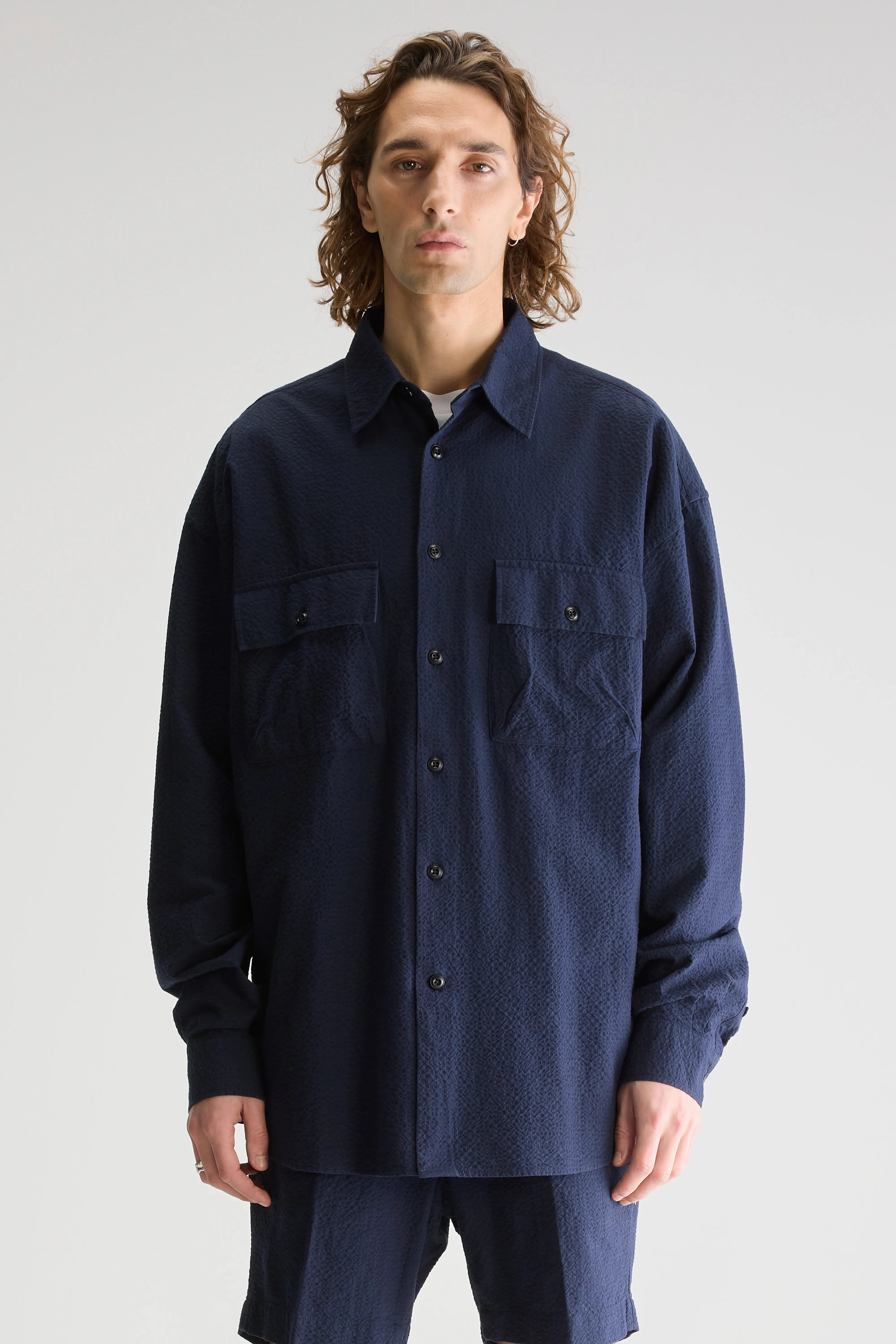 Flopok Hemd - Navy Voor Heren | Bellerose
