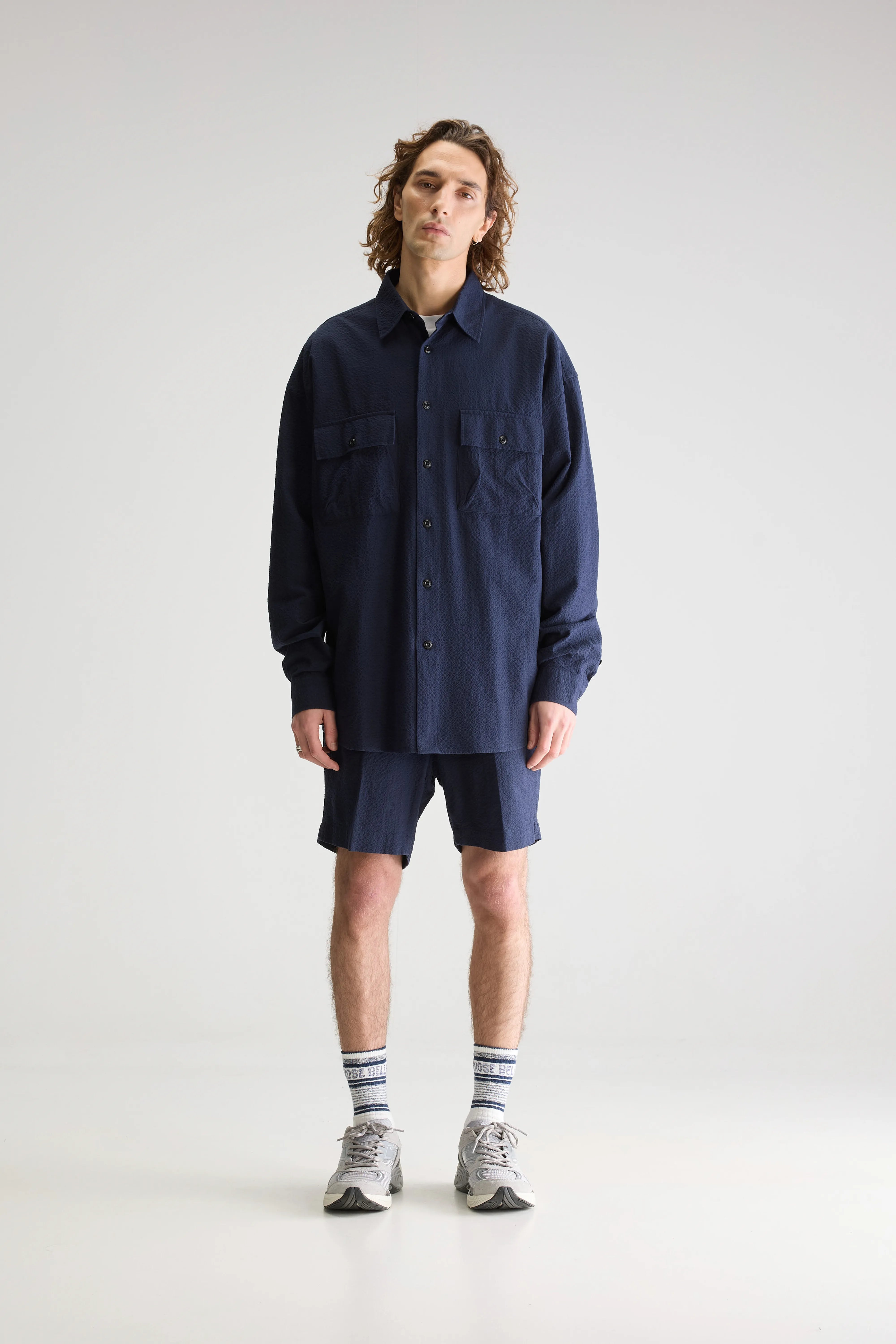 Flopok Hemd - Navy Voor Heren | Bellerose
