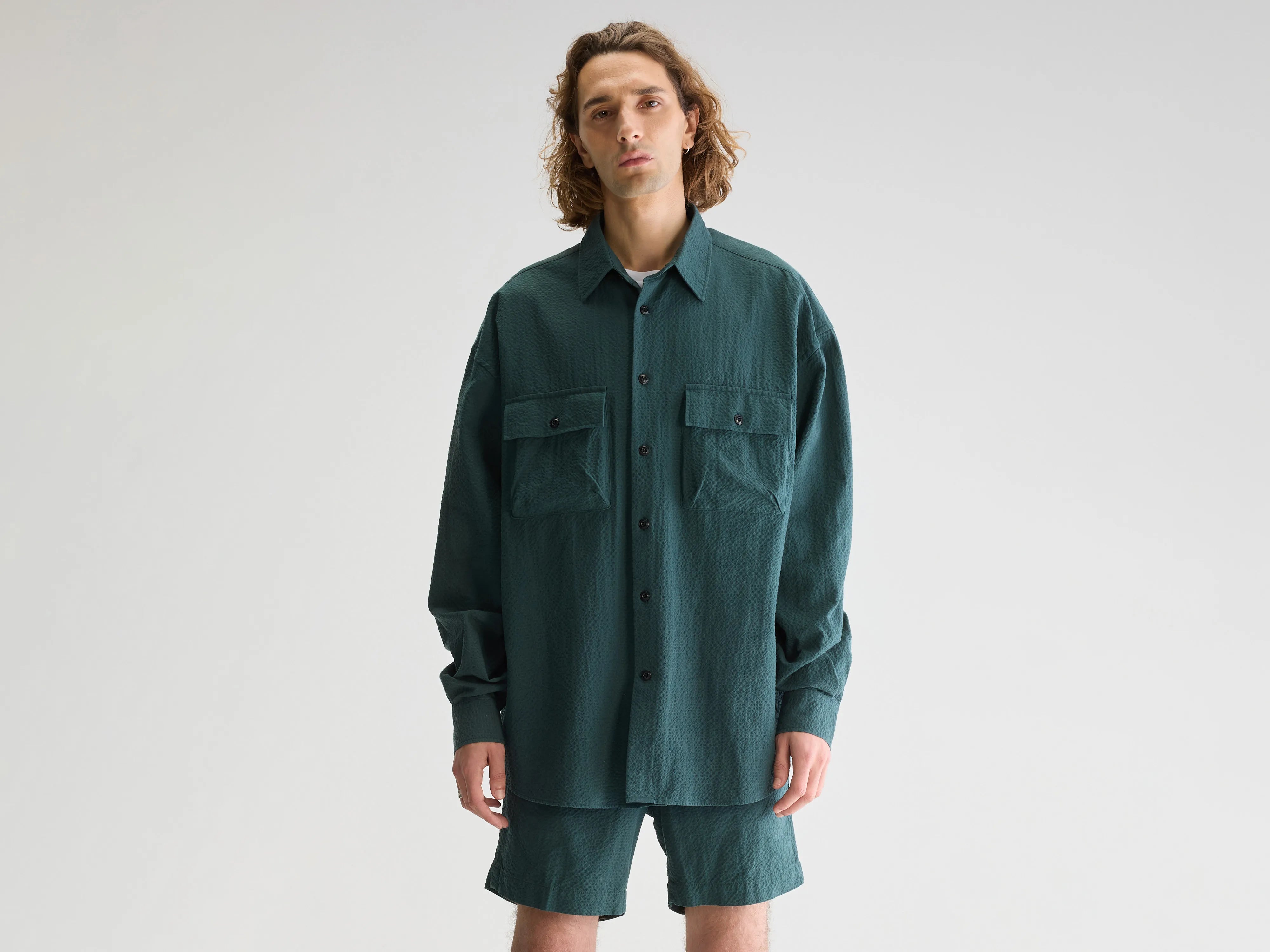 Flopok shirt (251 / M / KOMBU)