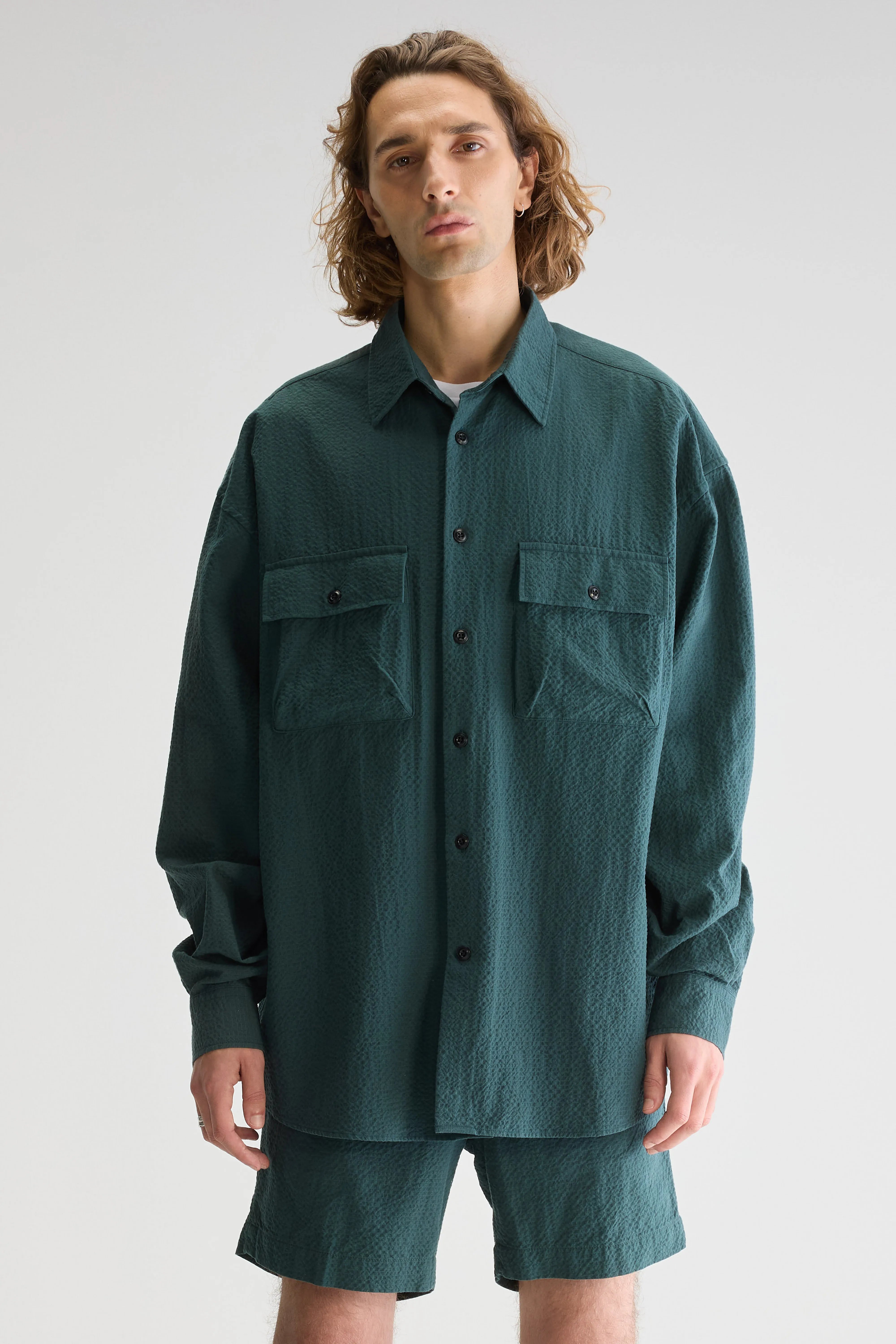 Flopok shirt (251 / M / KOMBU)