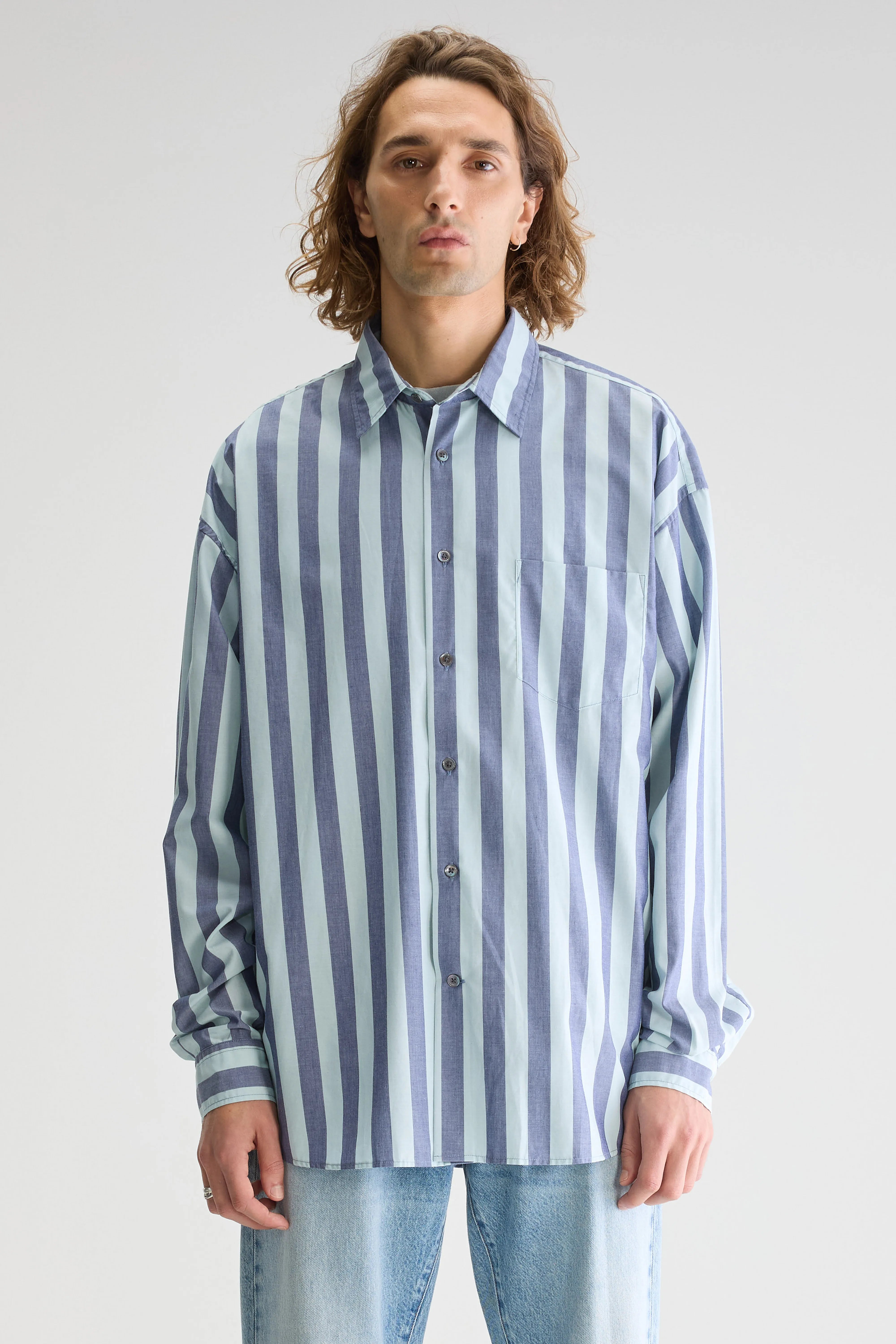 Chemise Flops - Blue shirt / Stone blue Pour Homme | Bellerose