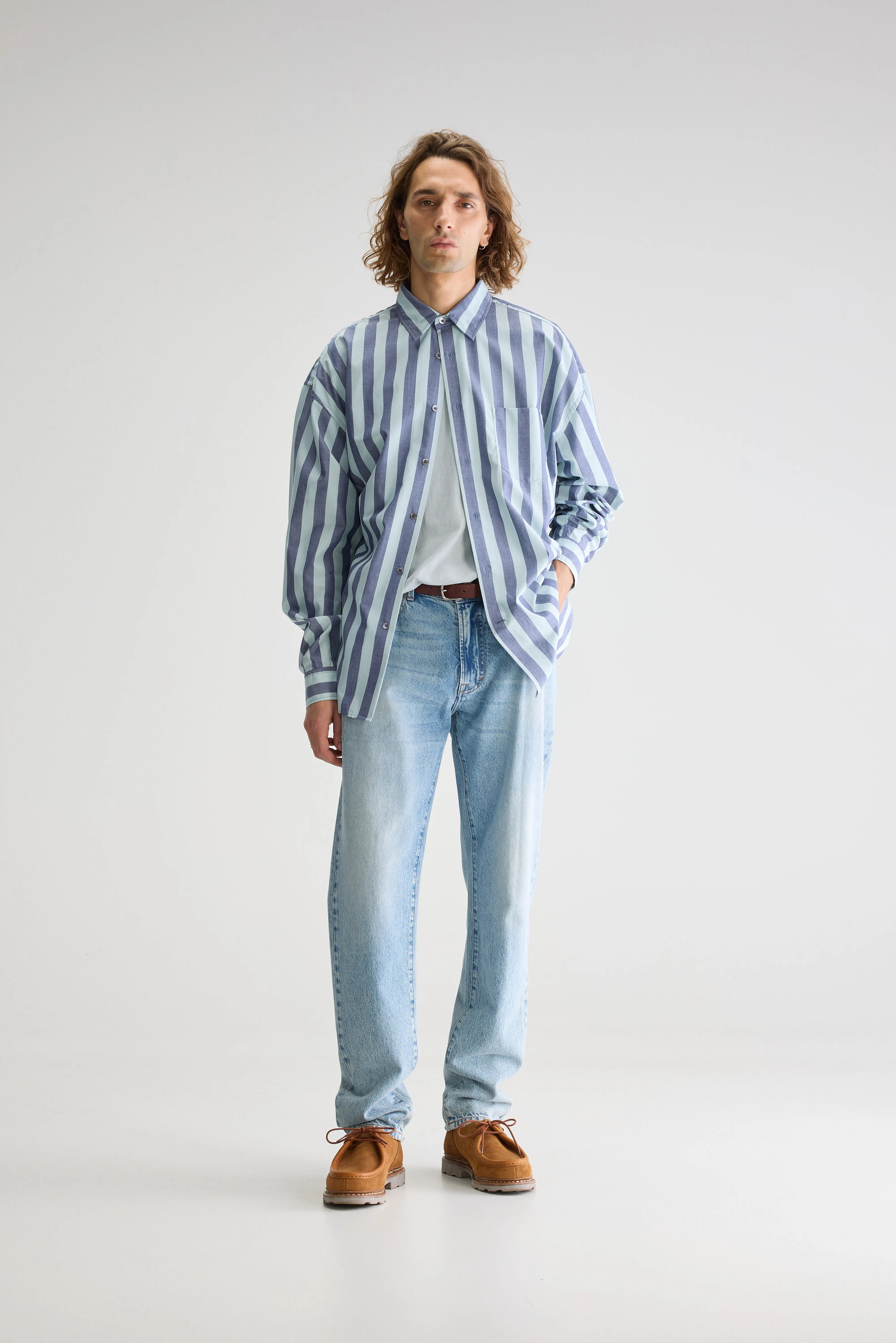 Chemise Flops - Blue shirt / Stone blue Pour Homme | Bellerose