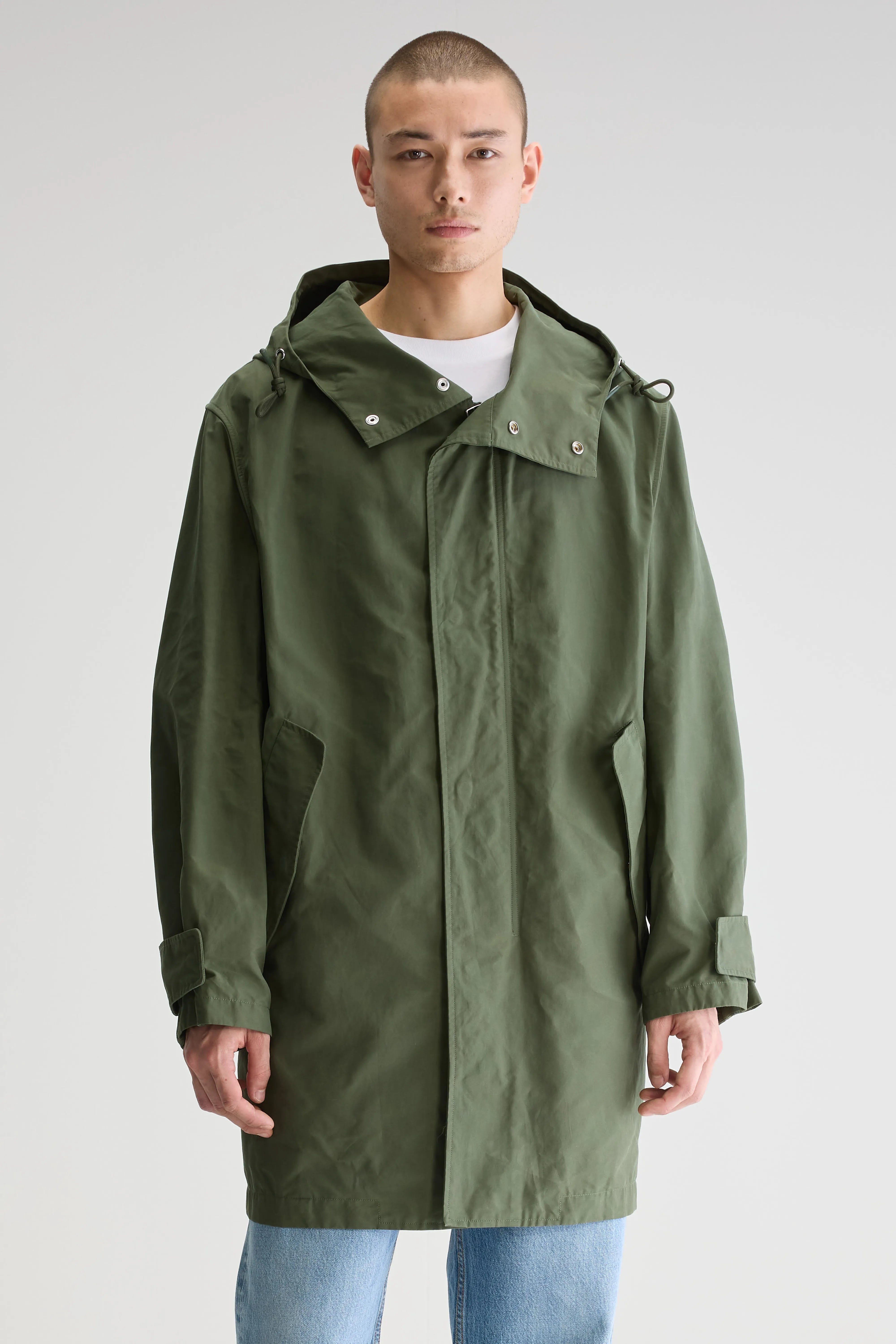 Hansom Hooded Parka - Army For Men | Bellerose