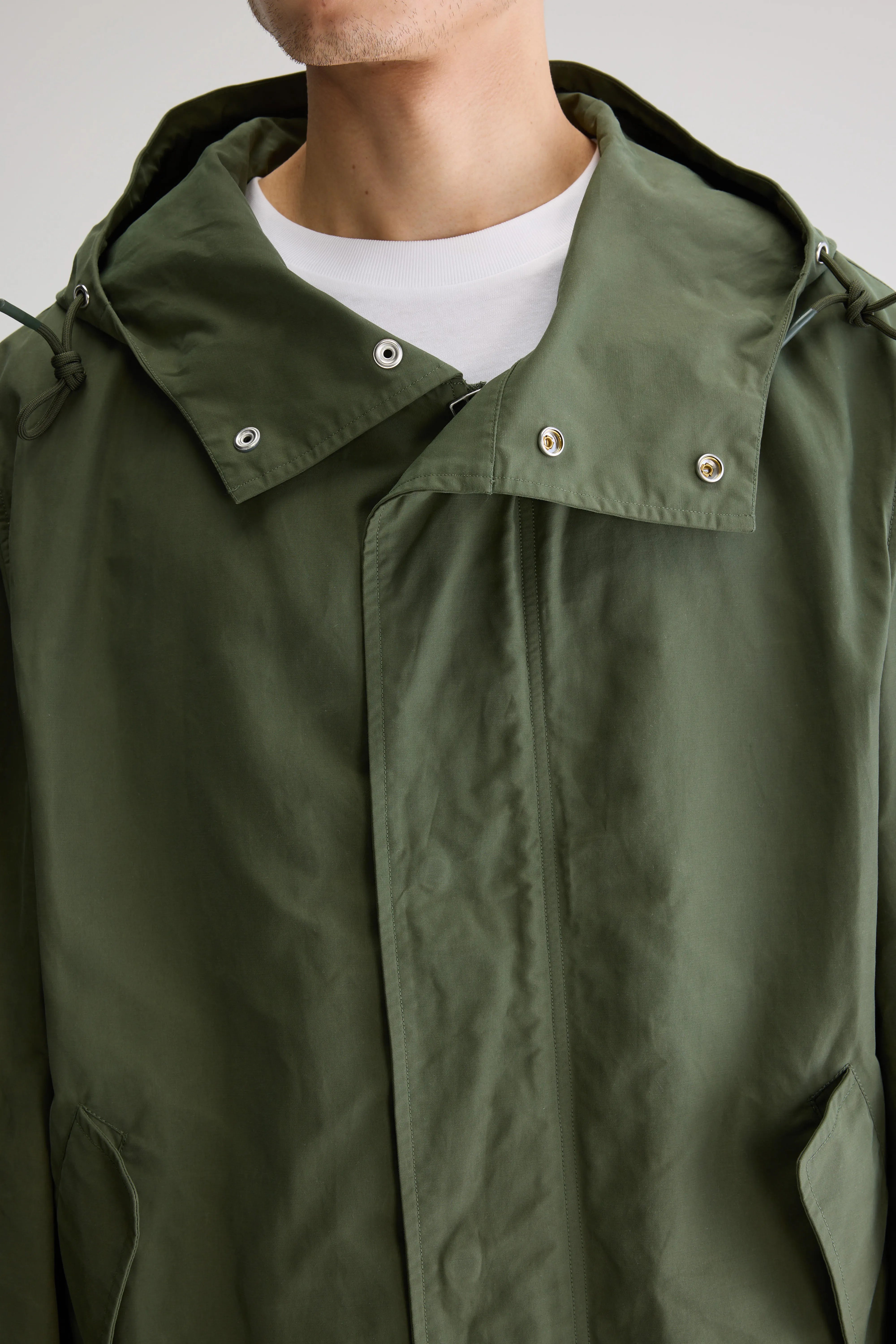 Hansom Hooded Parka - Army For Men | Bellerose