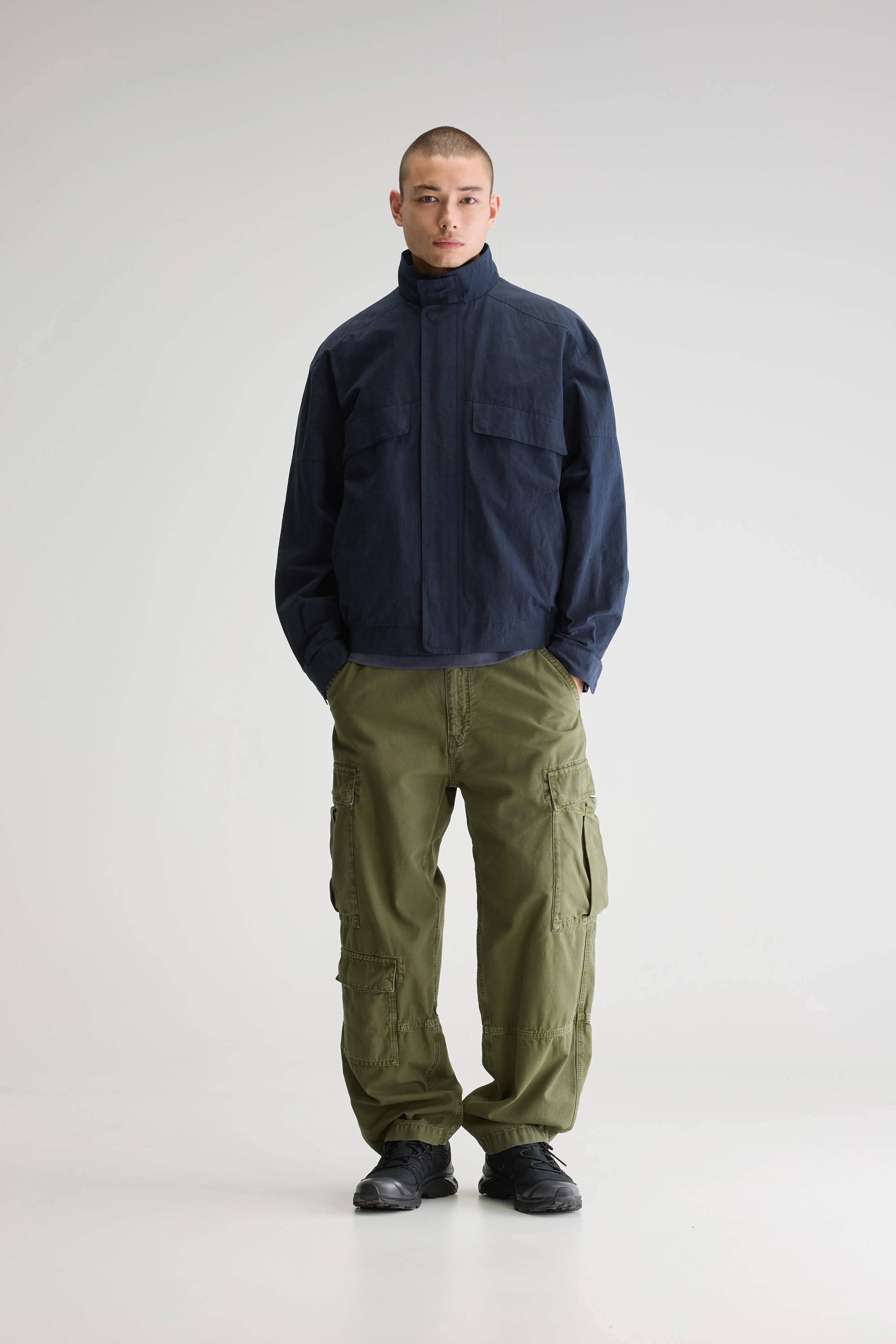 Jabon relaxed jacket (251 / M / NAVY)