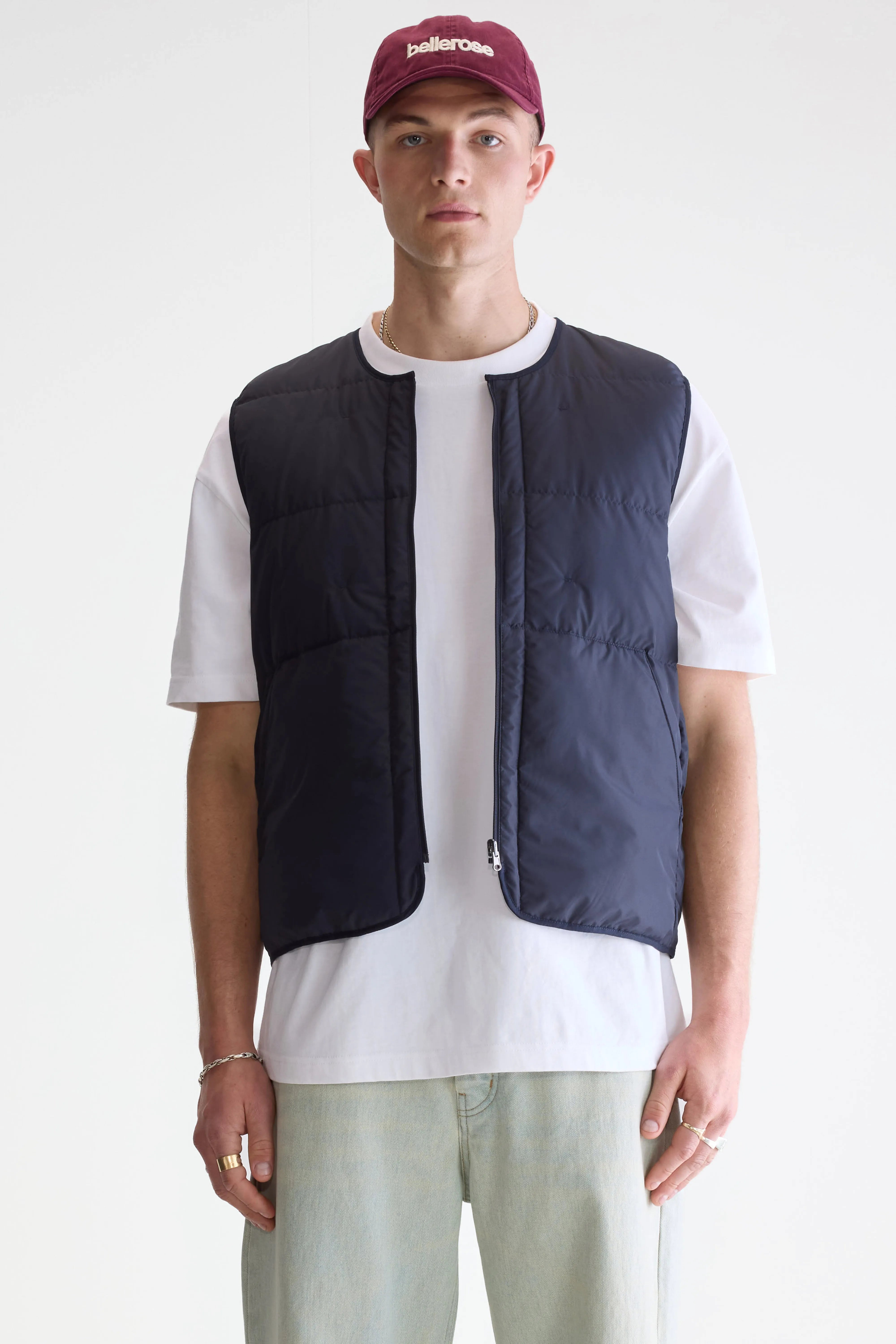 Veste Sans Manches Hoch - Navy Pour Homme | Bellerose