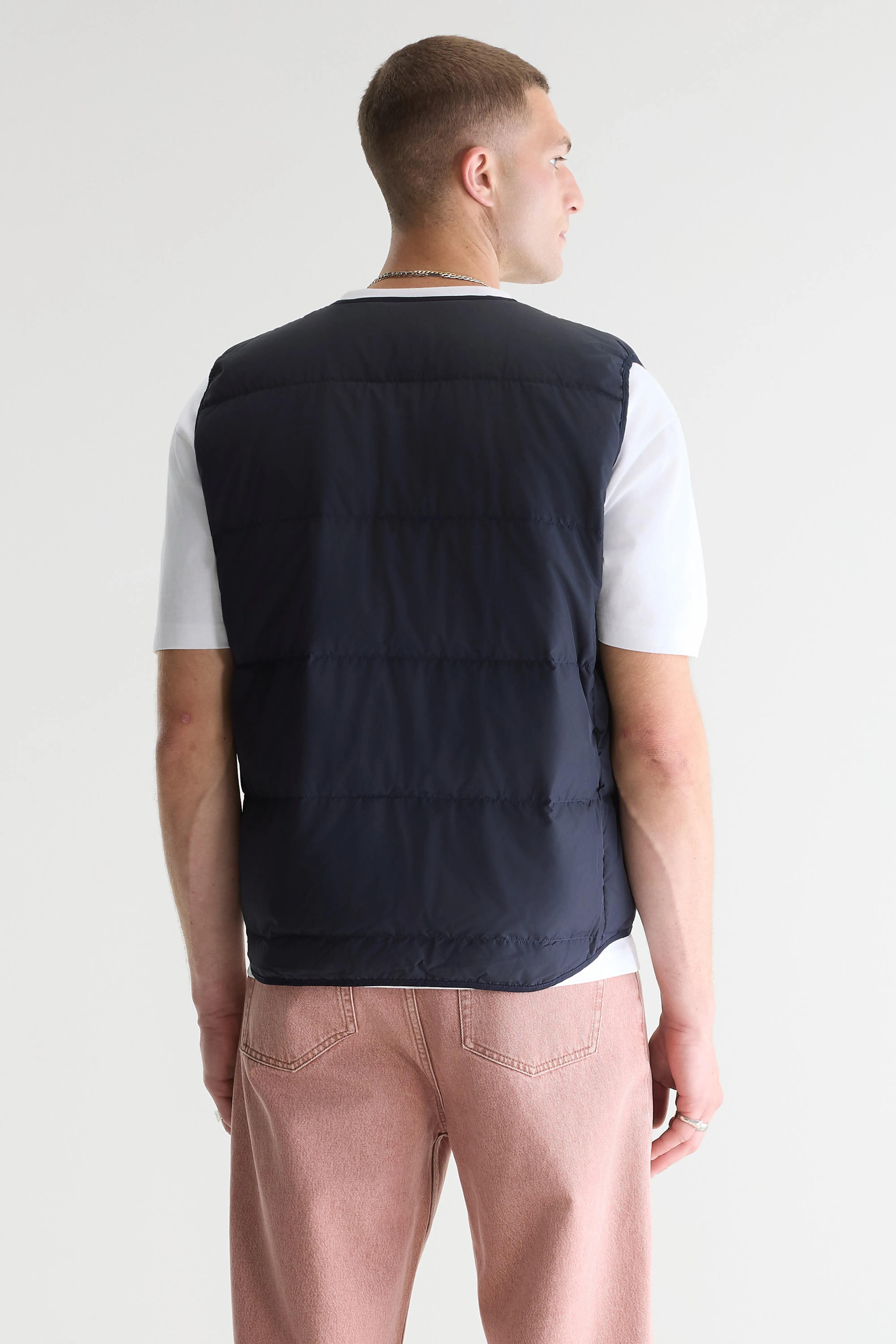 Hoch marineblauwe zip-up bodywarmer (251 / M / NAVY)