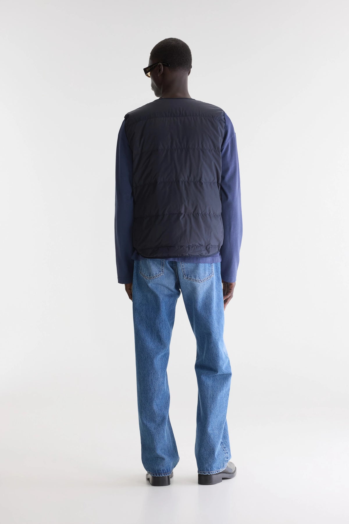 Hoch Slim Bodywarmer - Navy For Men | Bellerose