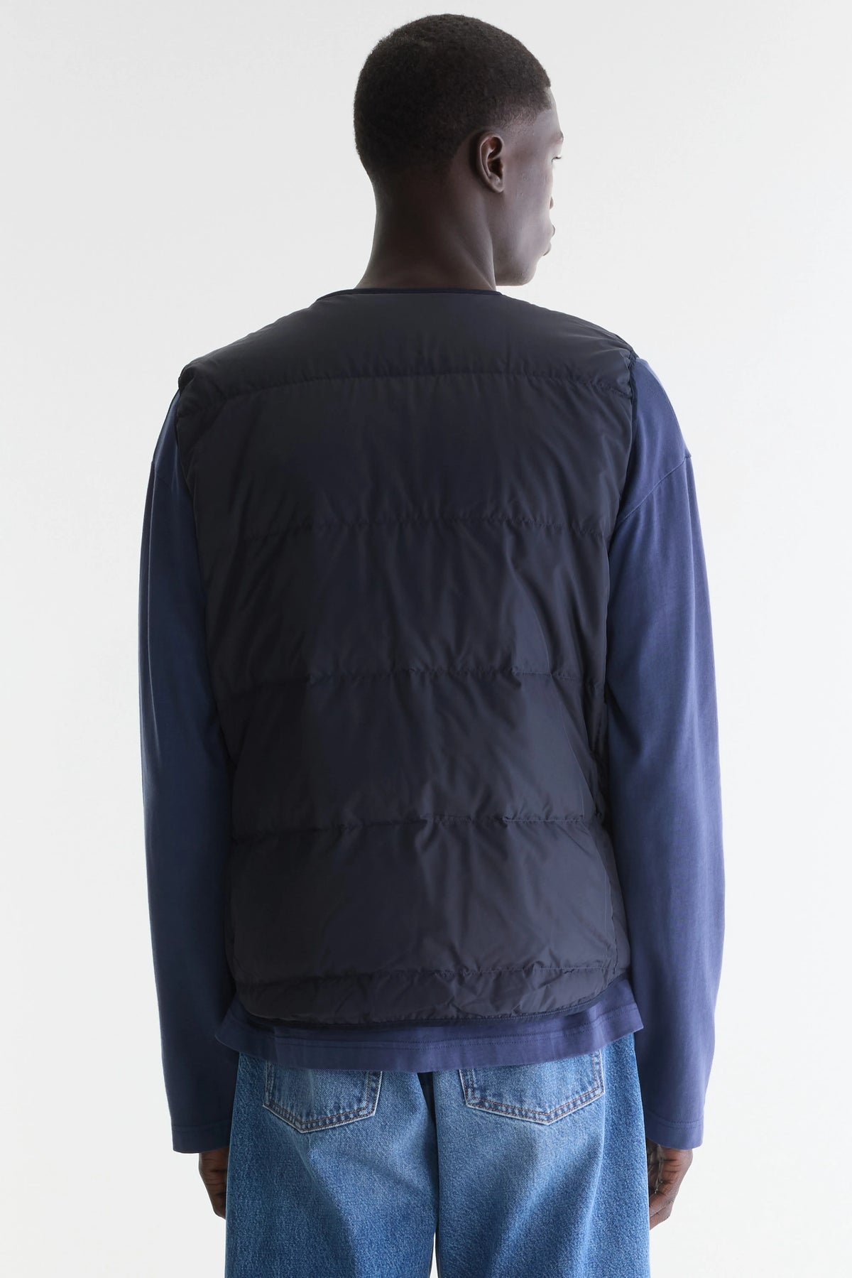 Hoch Slim Bodywarmer - Navy For Men | Bellerose