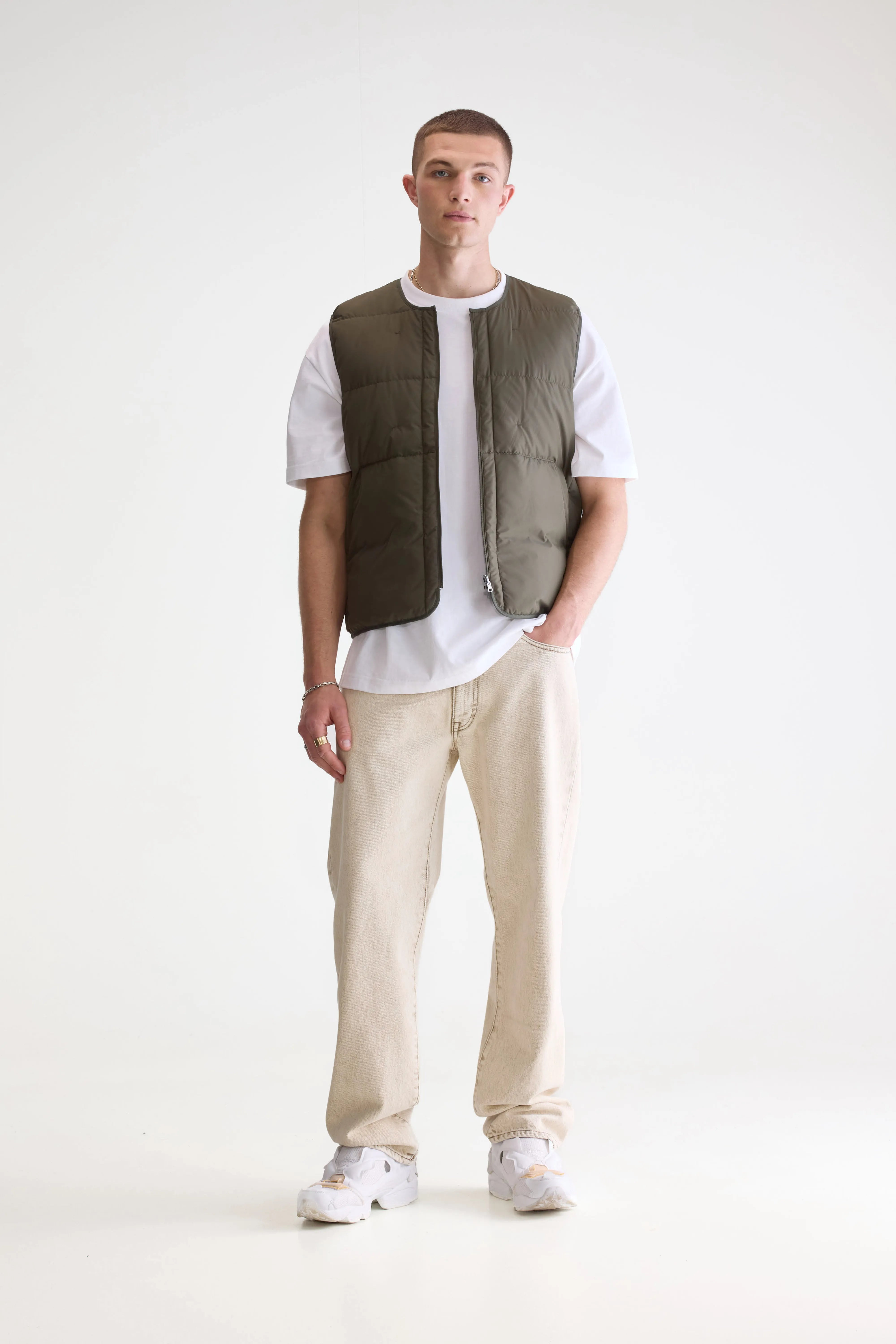 Hoch Bodywarmer - Dark olive Voor Heren | Bellerose