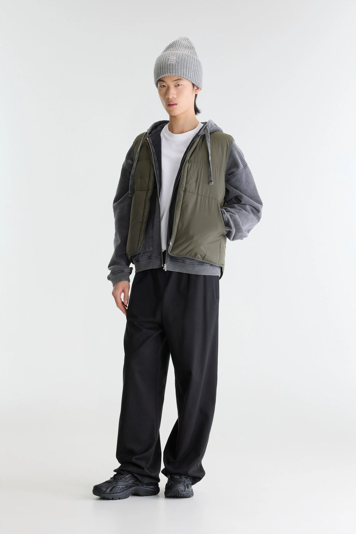 Hoch Slim Bodywarmer - Dark olive For Men | Bellerose