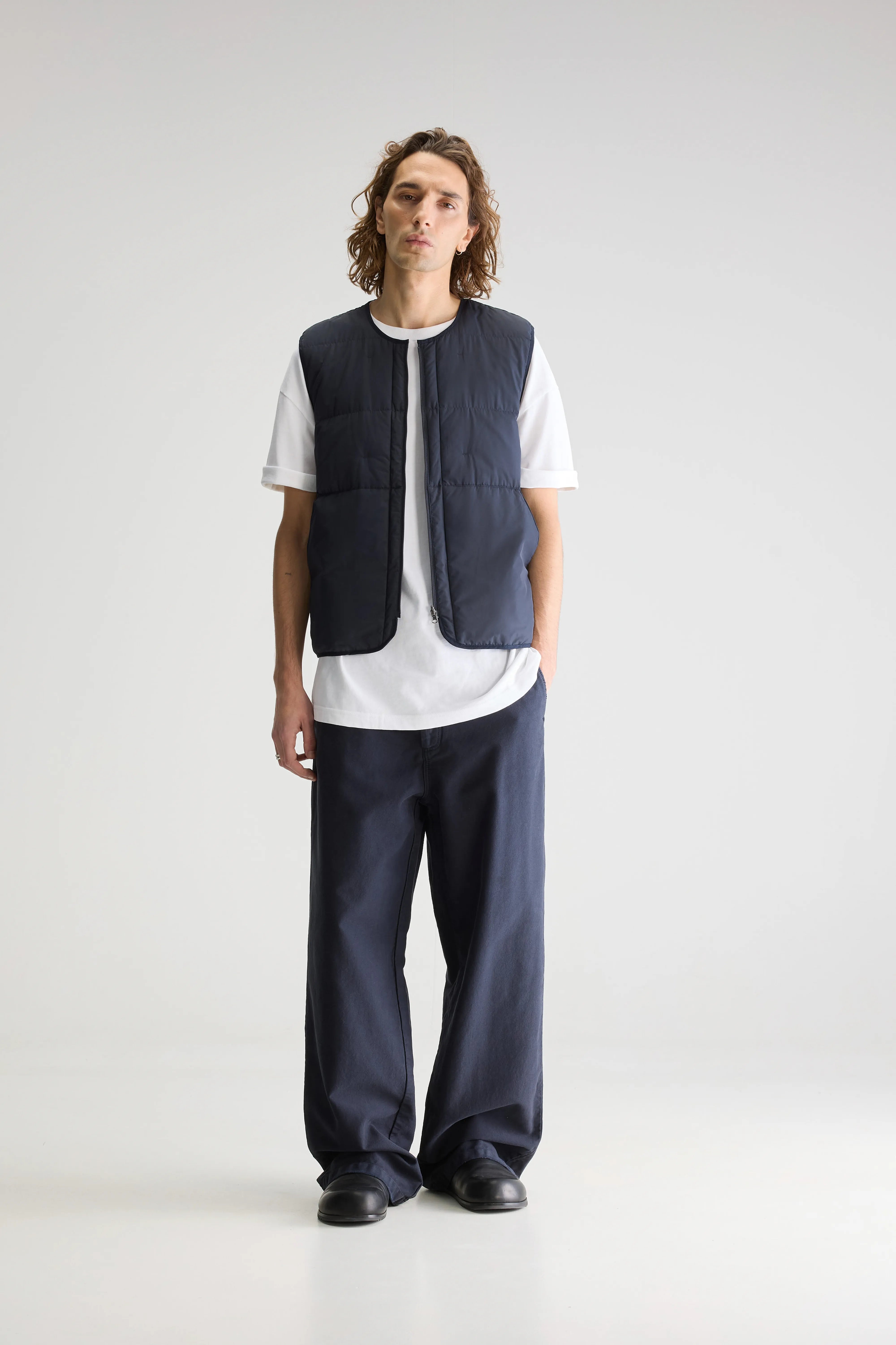 Gilet Sans Manches Hoch - Navy Pour Homme | Bellerose