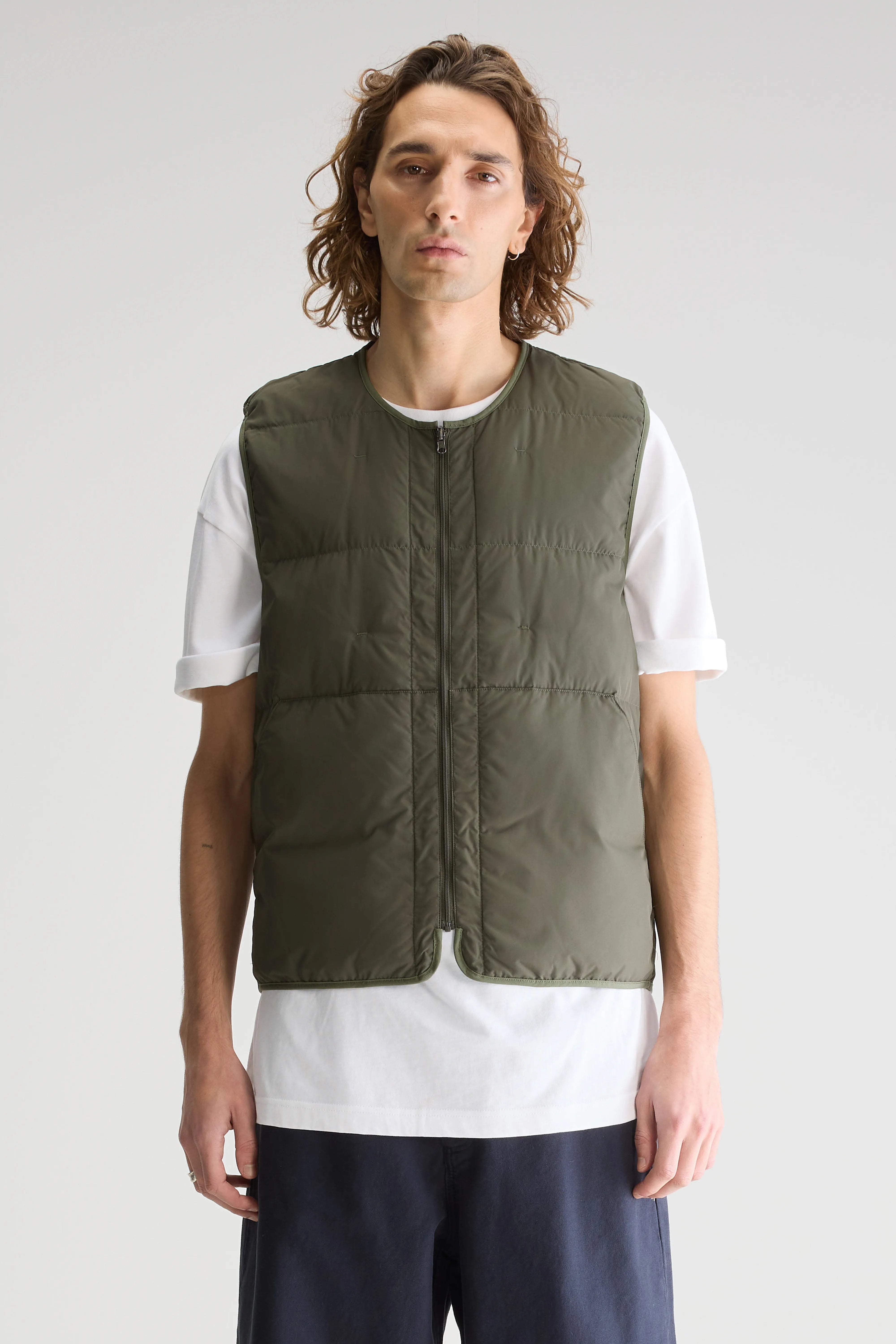 Gilet Sans Manches Hoch - Dark olive Pour Homme | Bellerose