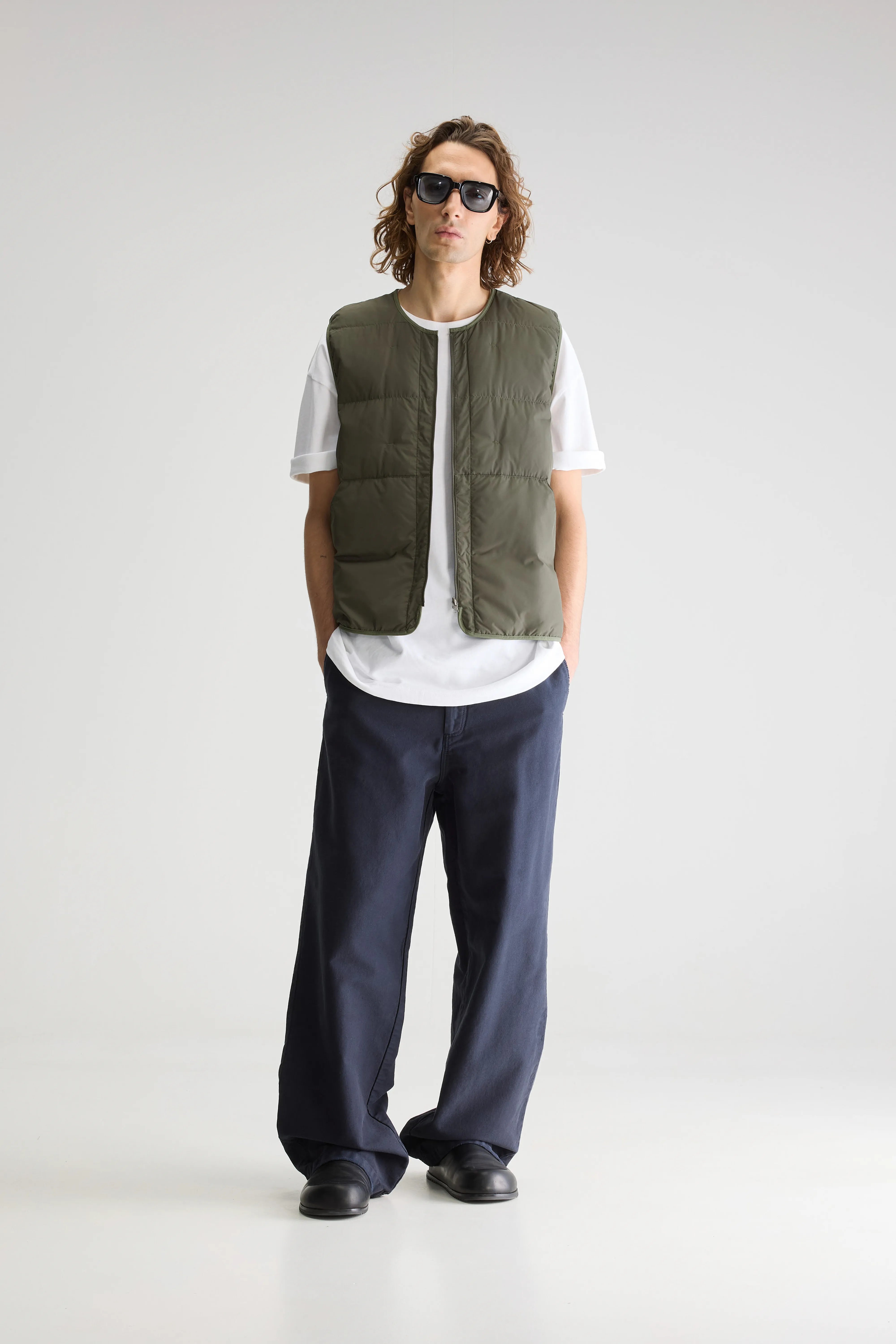 Gilet Sans Manches Hoch - Dark olive Pour Homme | Bellerose