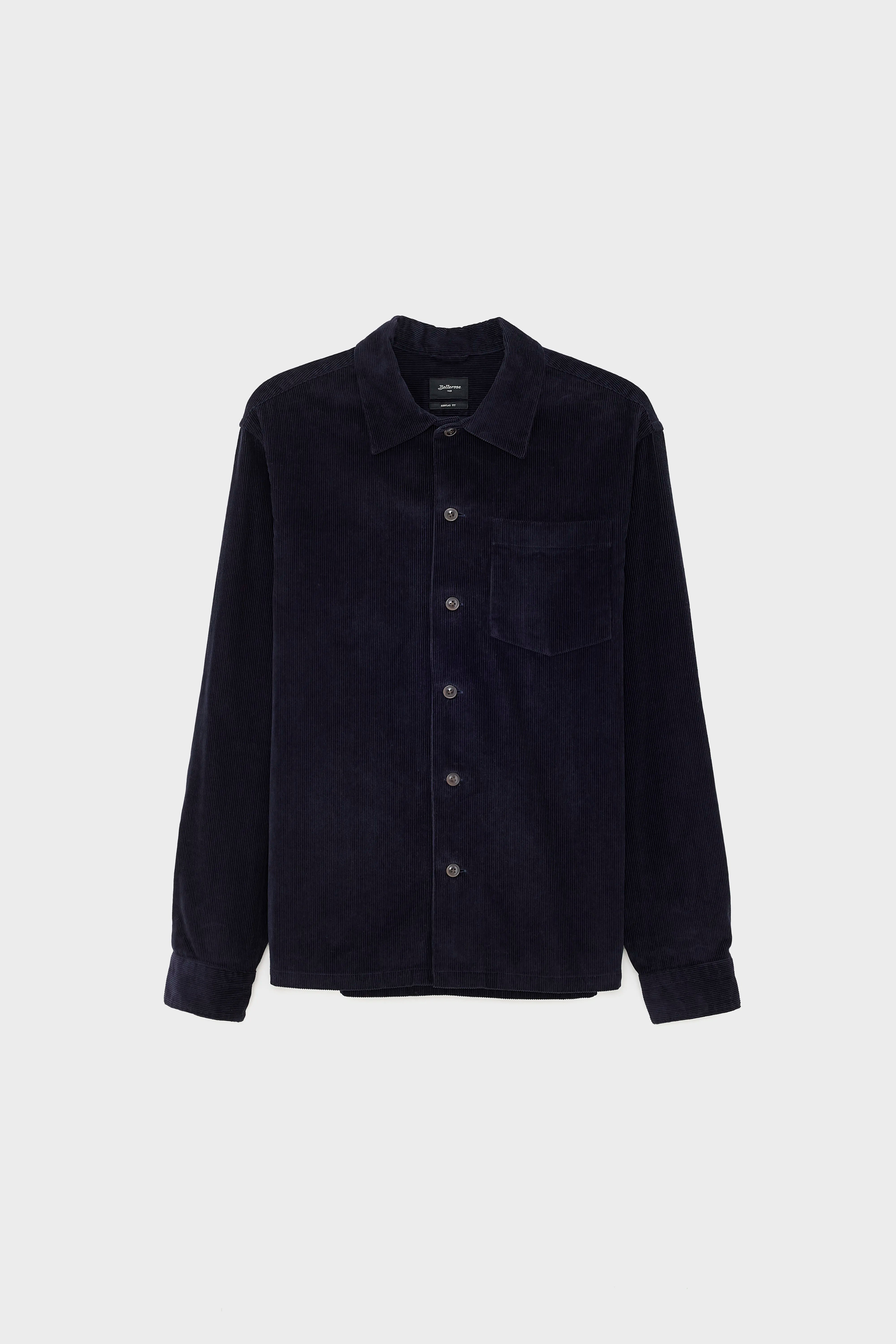 Goney marineblauw corduroy overshirt (242 / M / NAVY)
