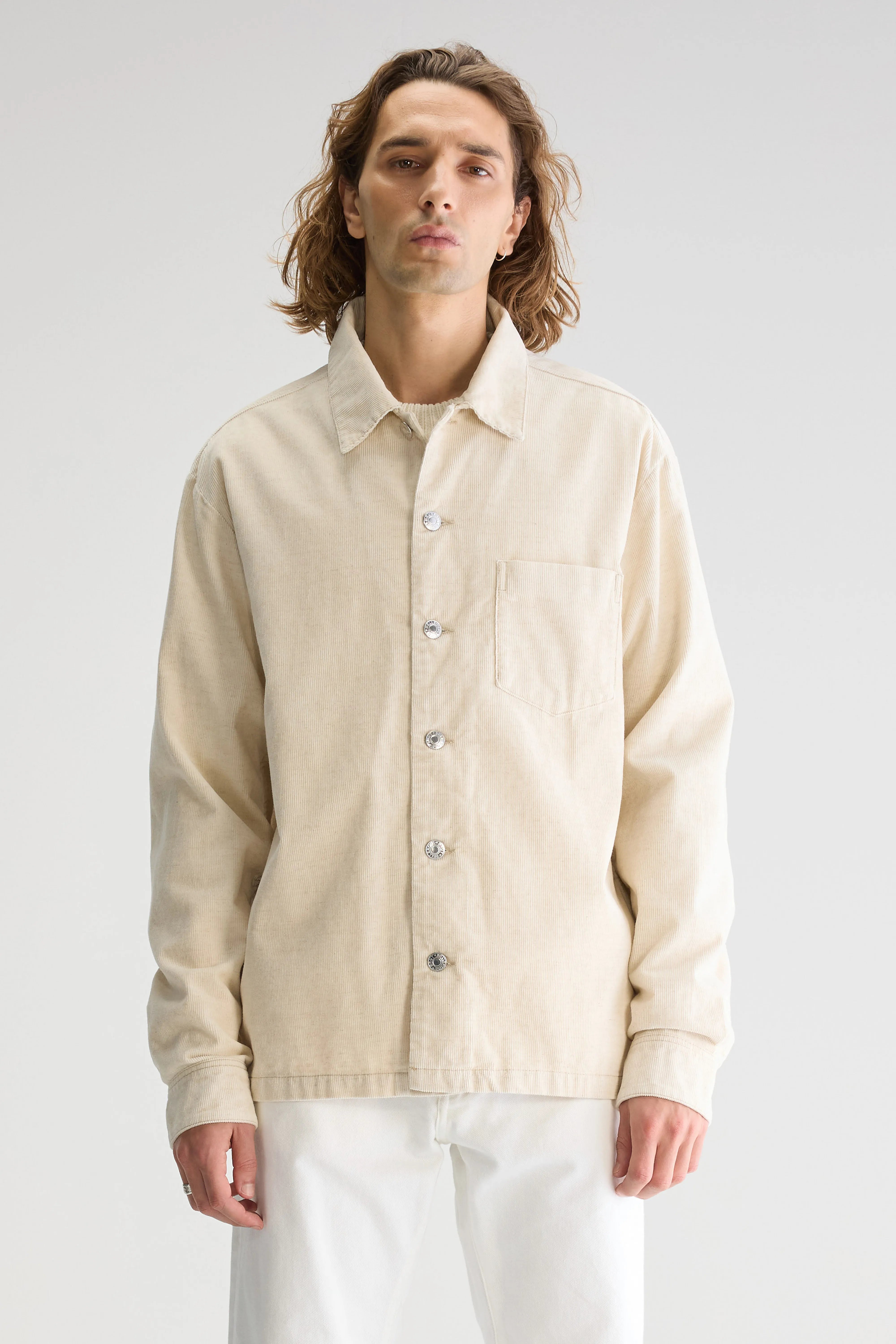 Goney Corduroy Overhemd - Calcaire Voor Heren | Bellerose