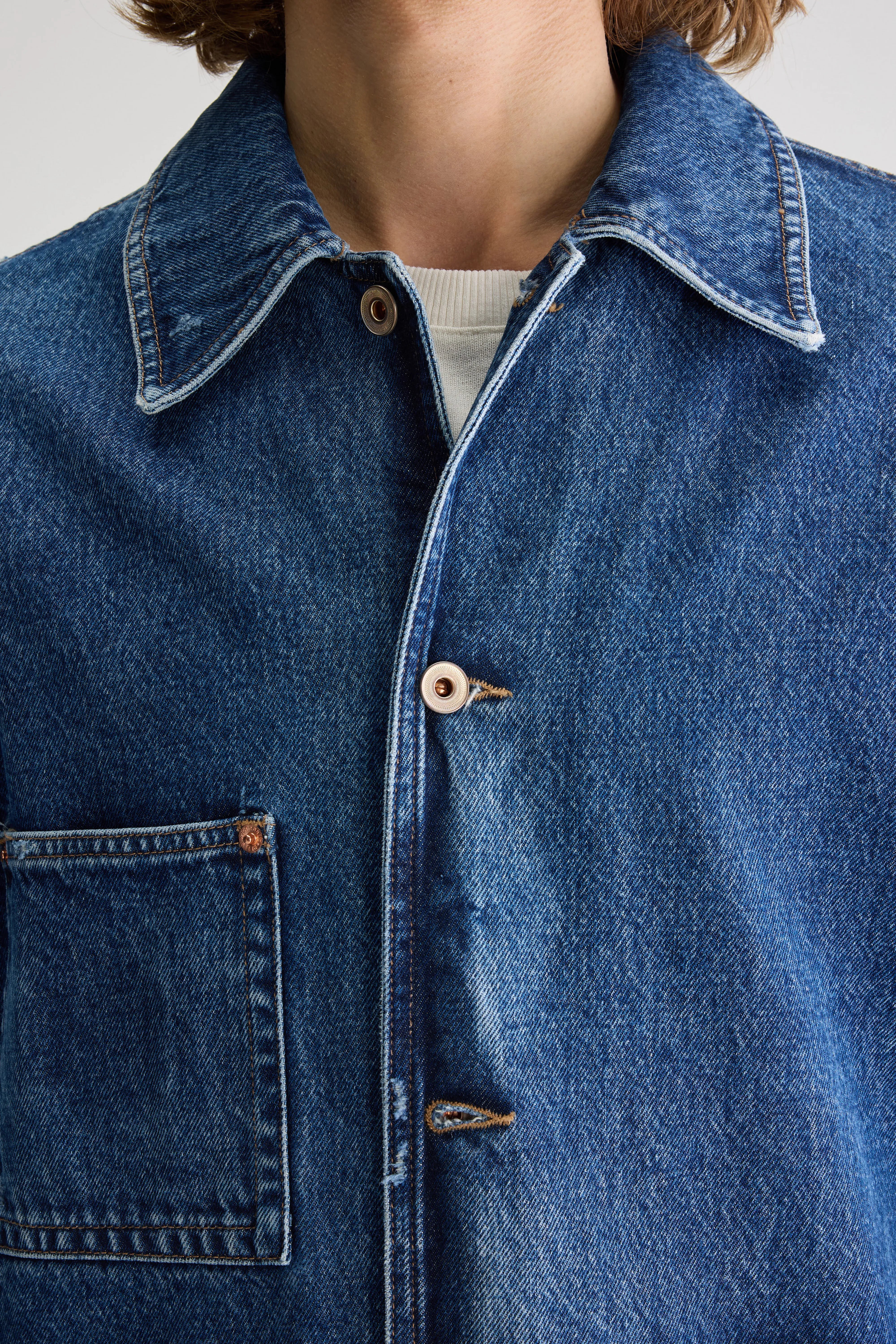 Kadillac Regular Jacket - Md blue marble For Men | Bellerose