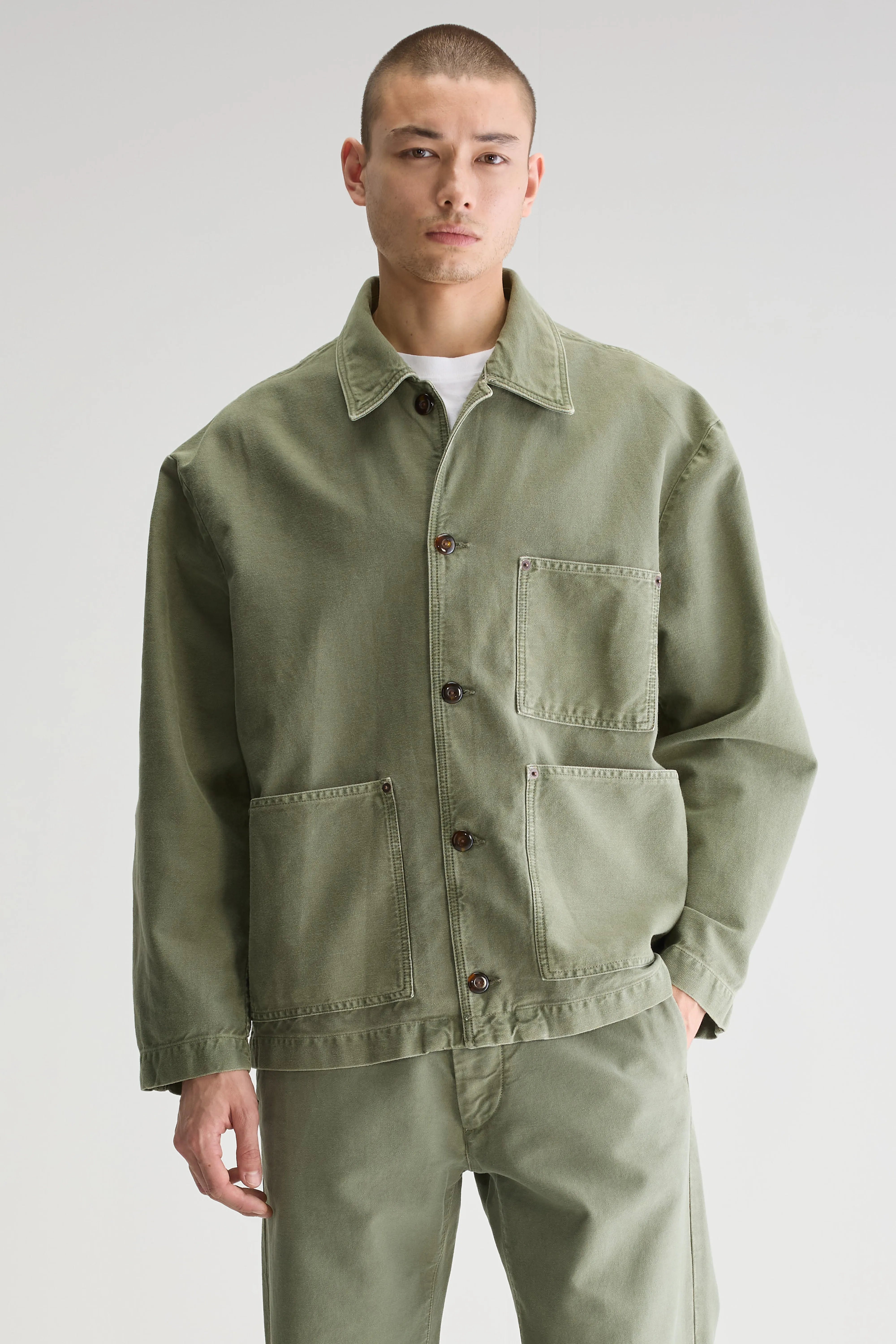 Kadillac Regular Jacket - Dusty olive For Men | Bellerose