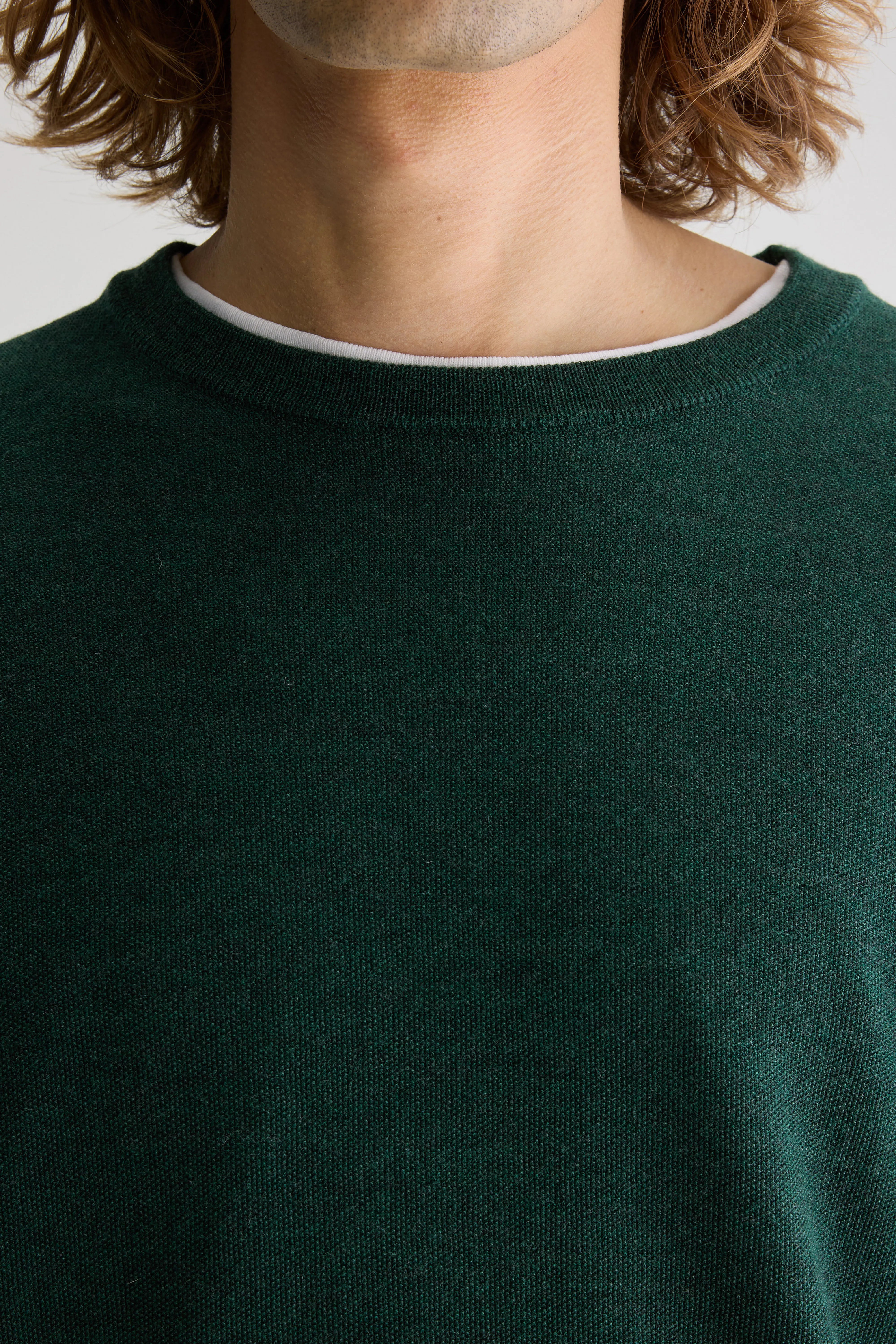 Pull Col Rond Alomy - Sage Pour Homme | Bellerose