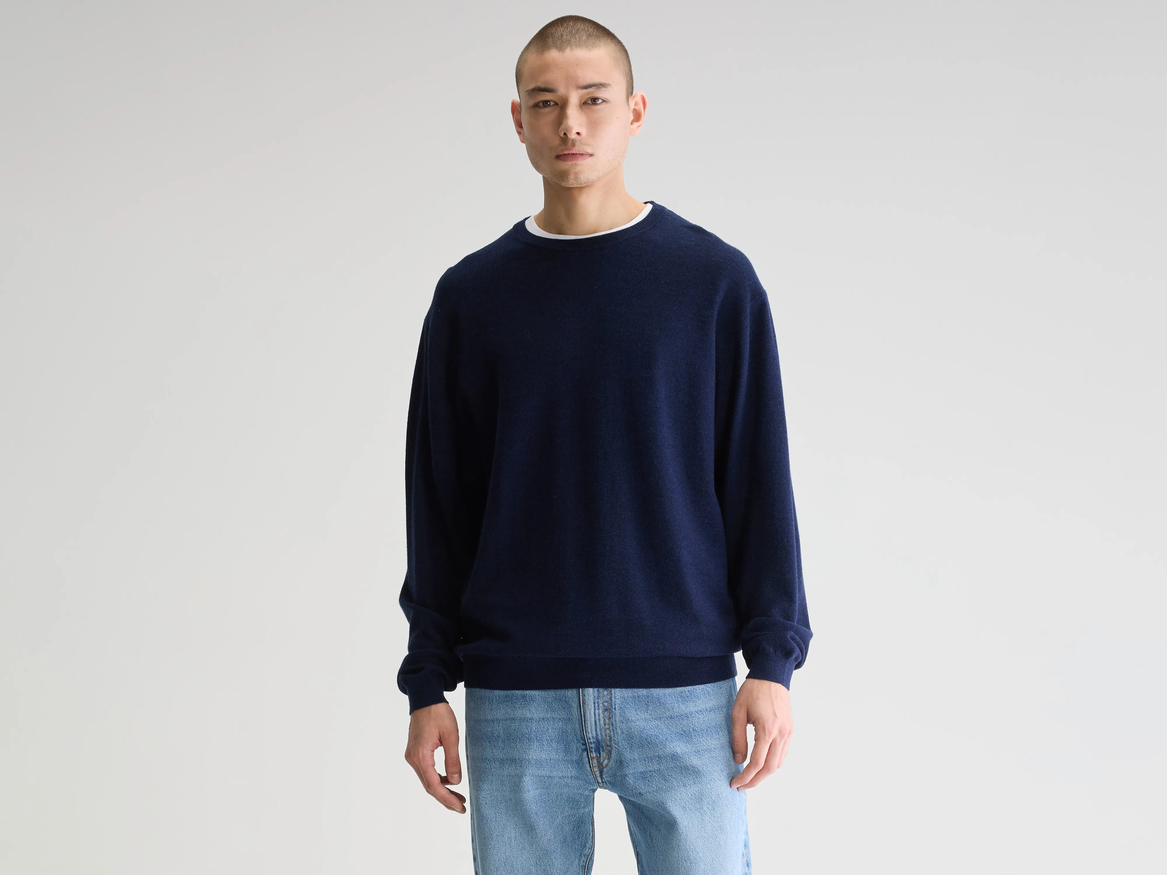 Alomy crewneck sweater (251 / M / REGAL BLUE)