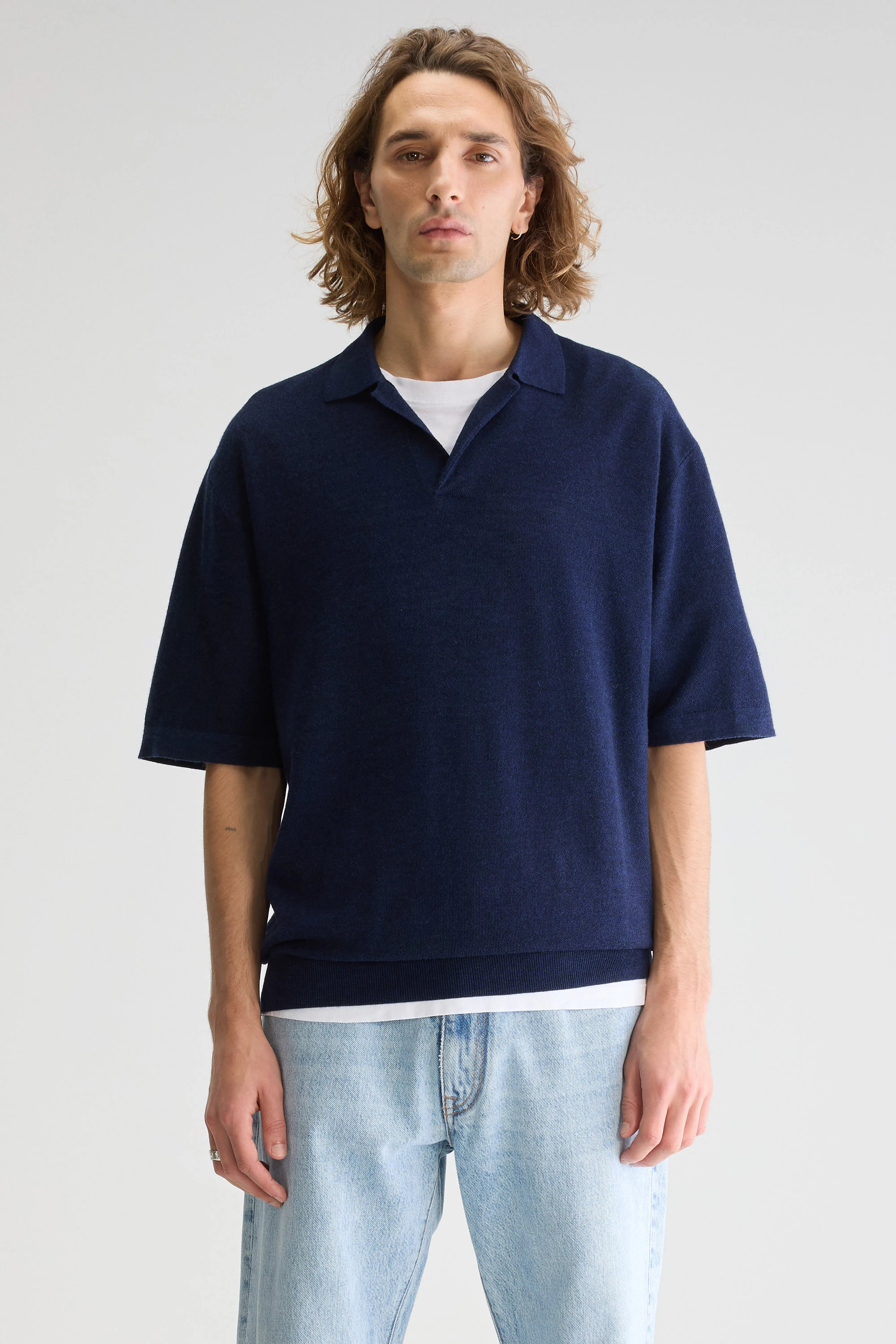 Alosh relaxed polo trui (251 / M / REGAL BLUE)