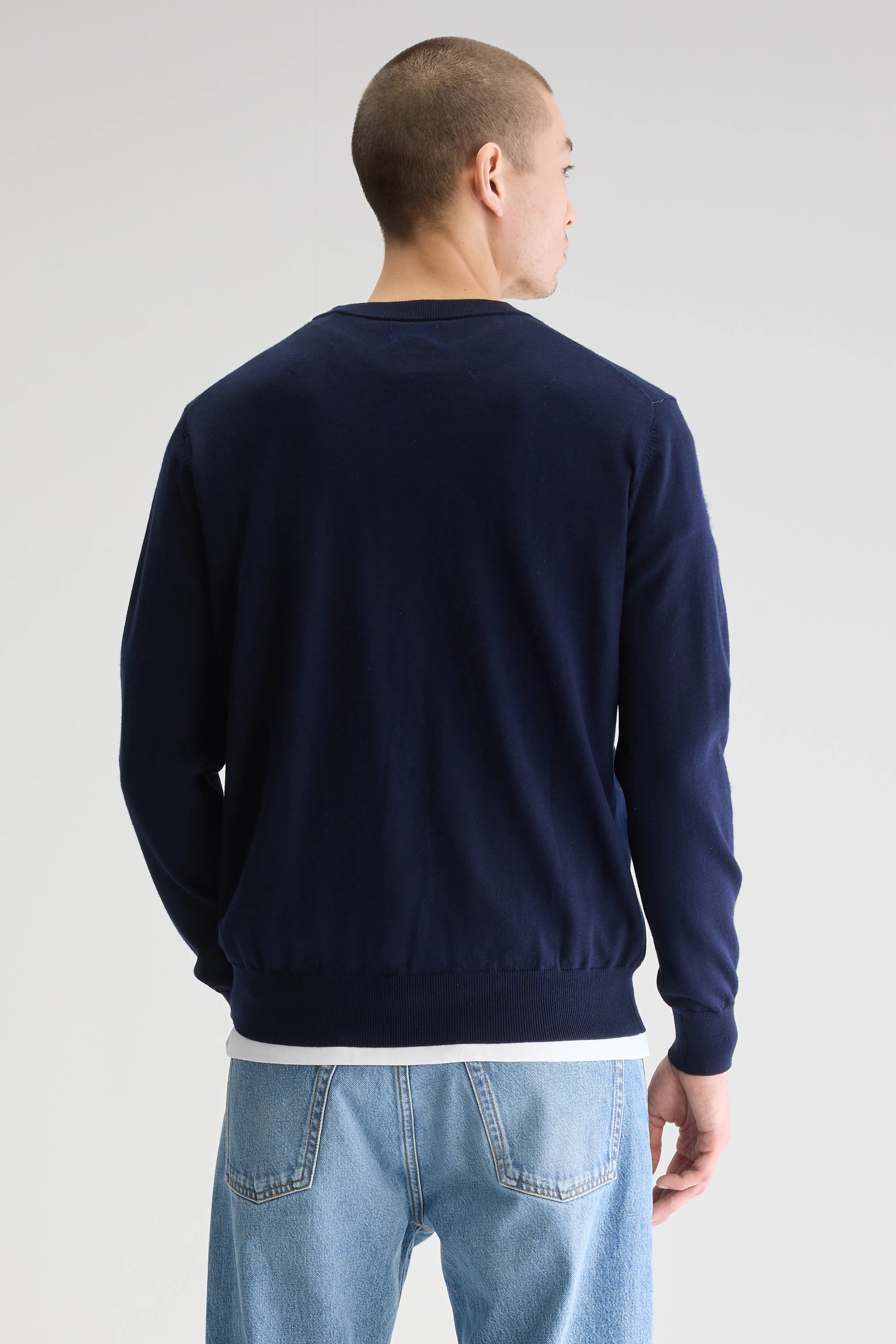 Dilliv Crewneck Sweater - Navy For Men | Bellerose