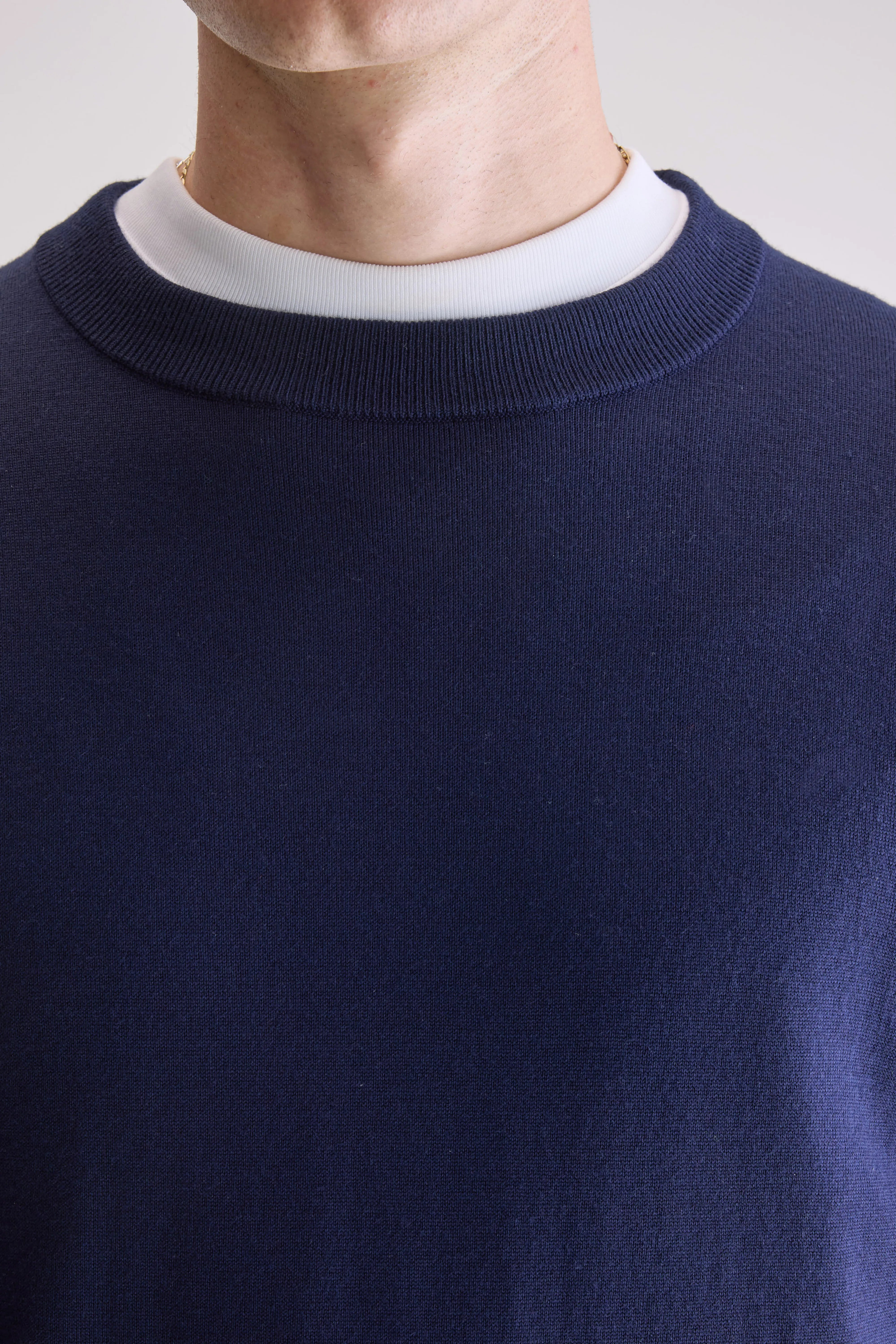 Dilliv crewneck sweater (251 / M / NAVY)