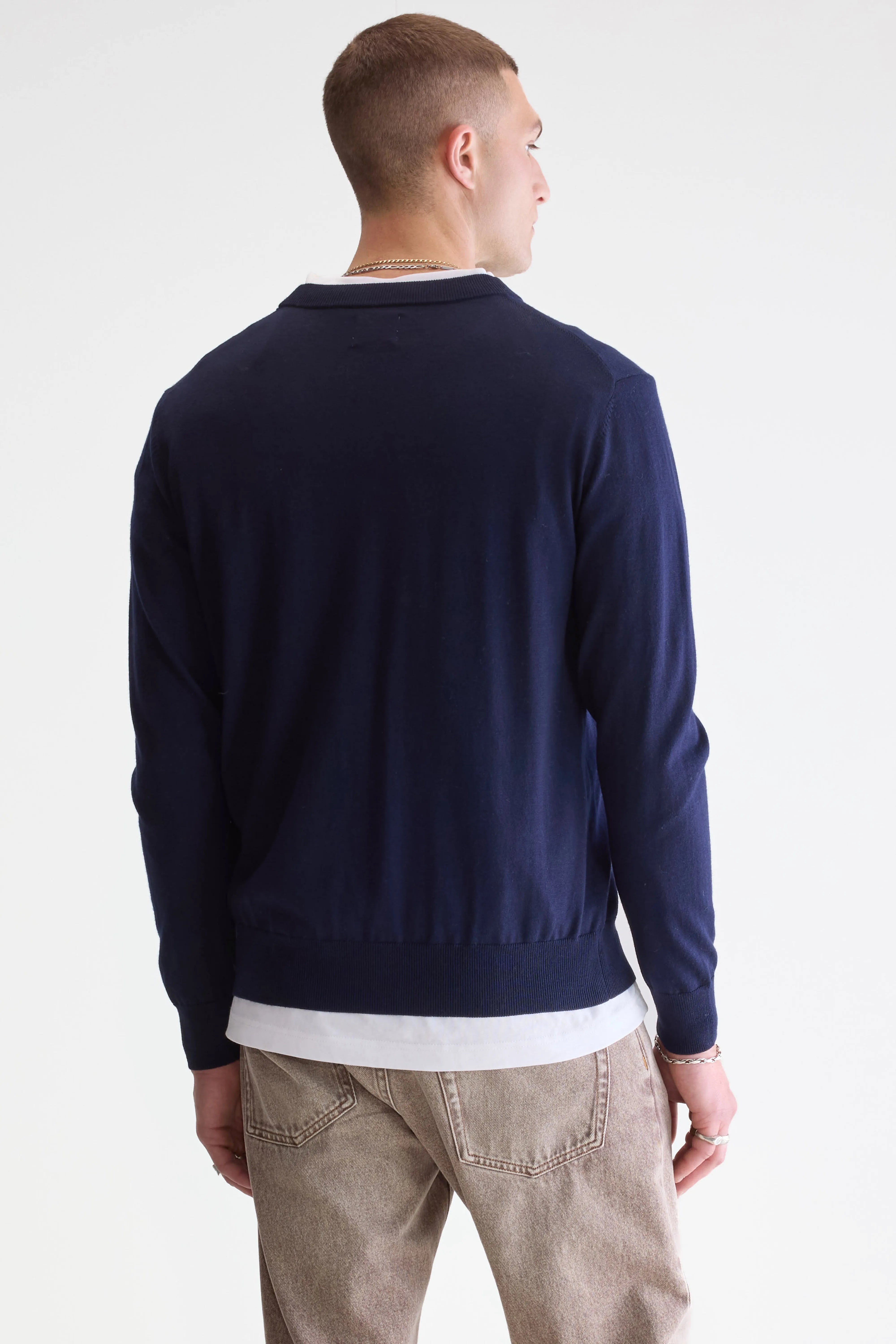 Dilliv crewneck sweater (251 / M / NAVY)