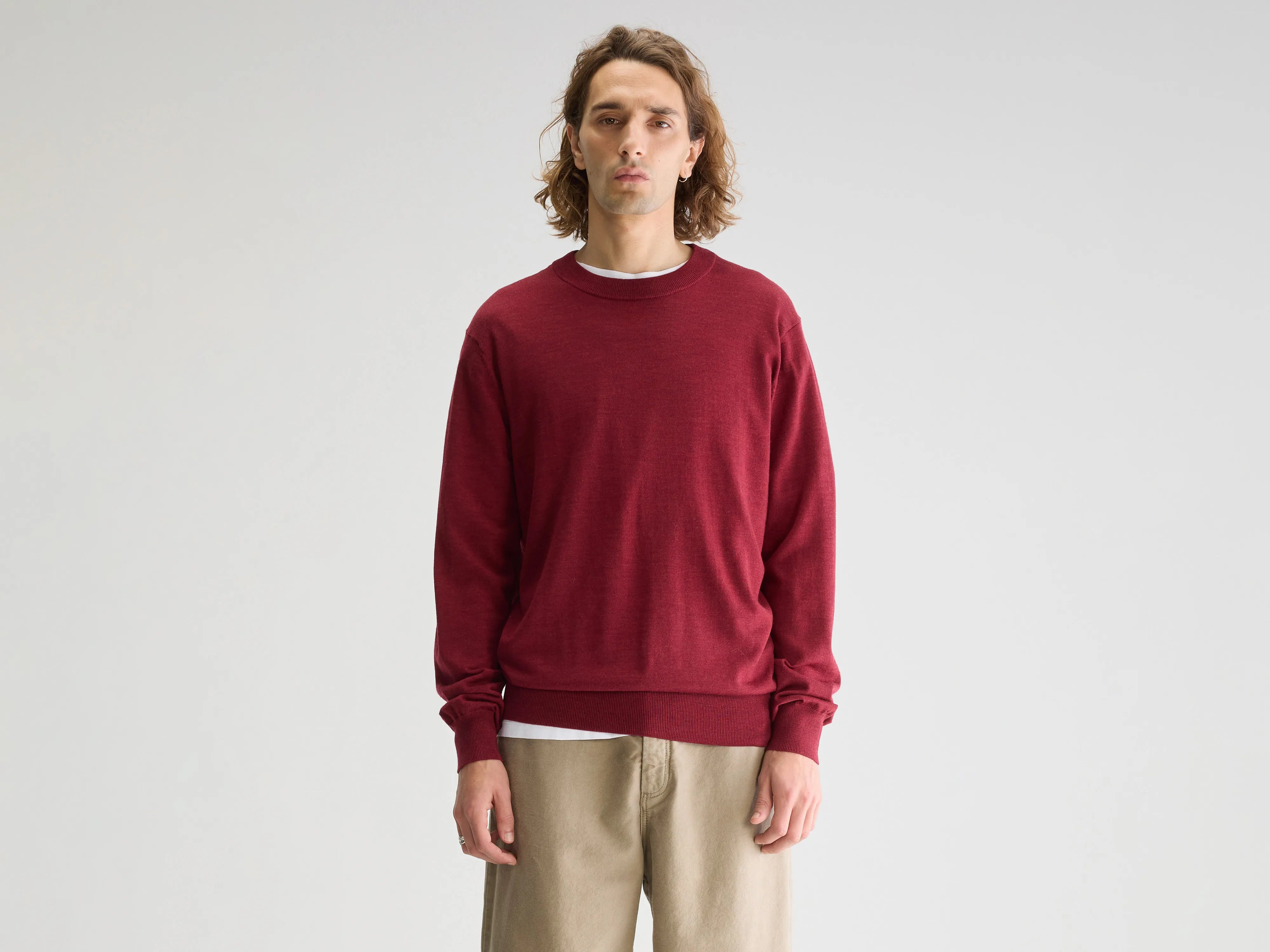Dilliv crewneck sweater (251 / M / DRIED TOMATO)