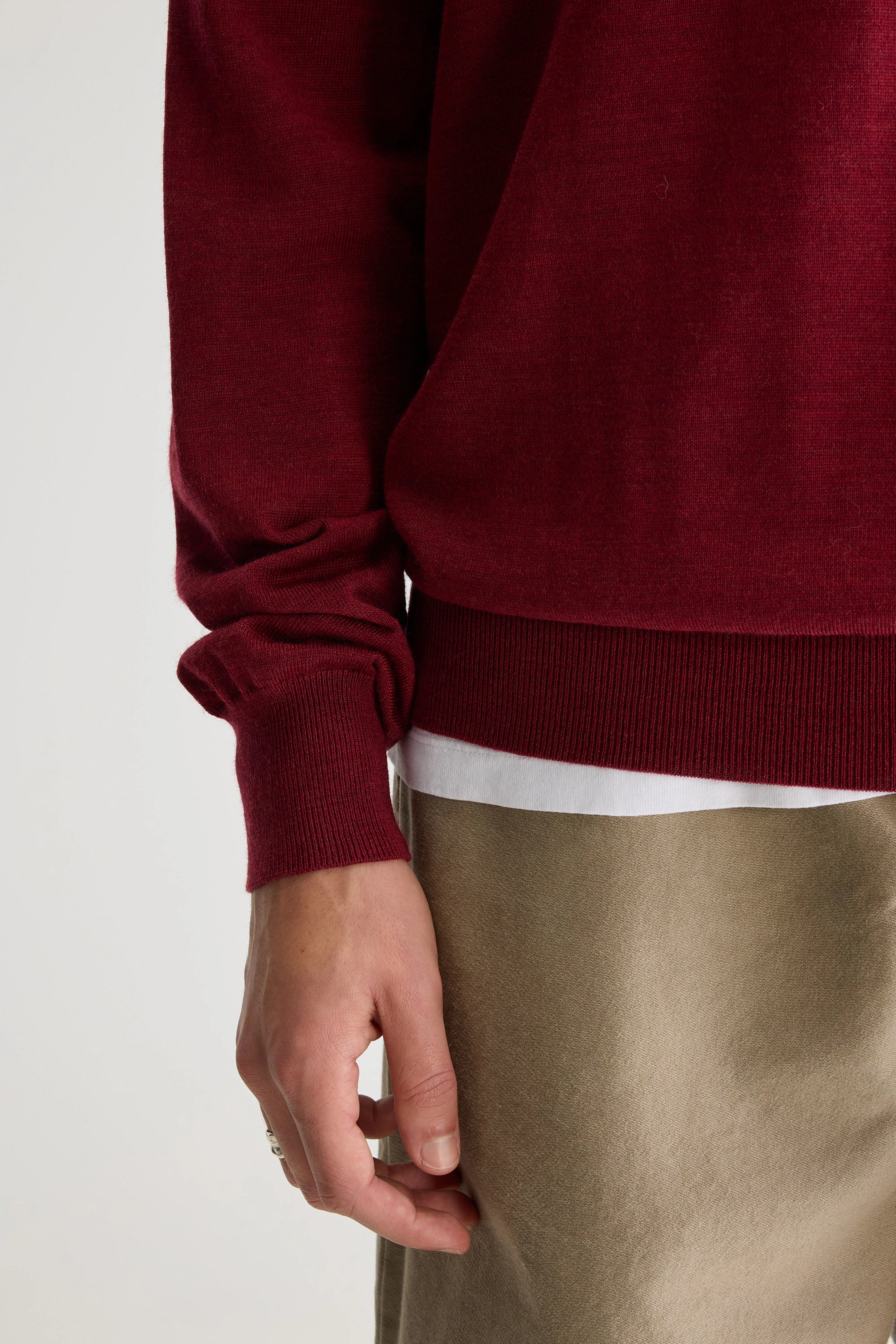 Dilliv crewneck sweater (251 / M / DRIED TOMATO)
