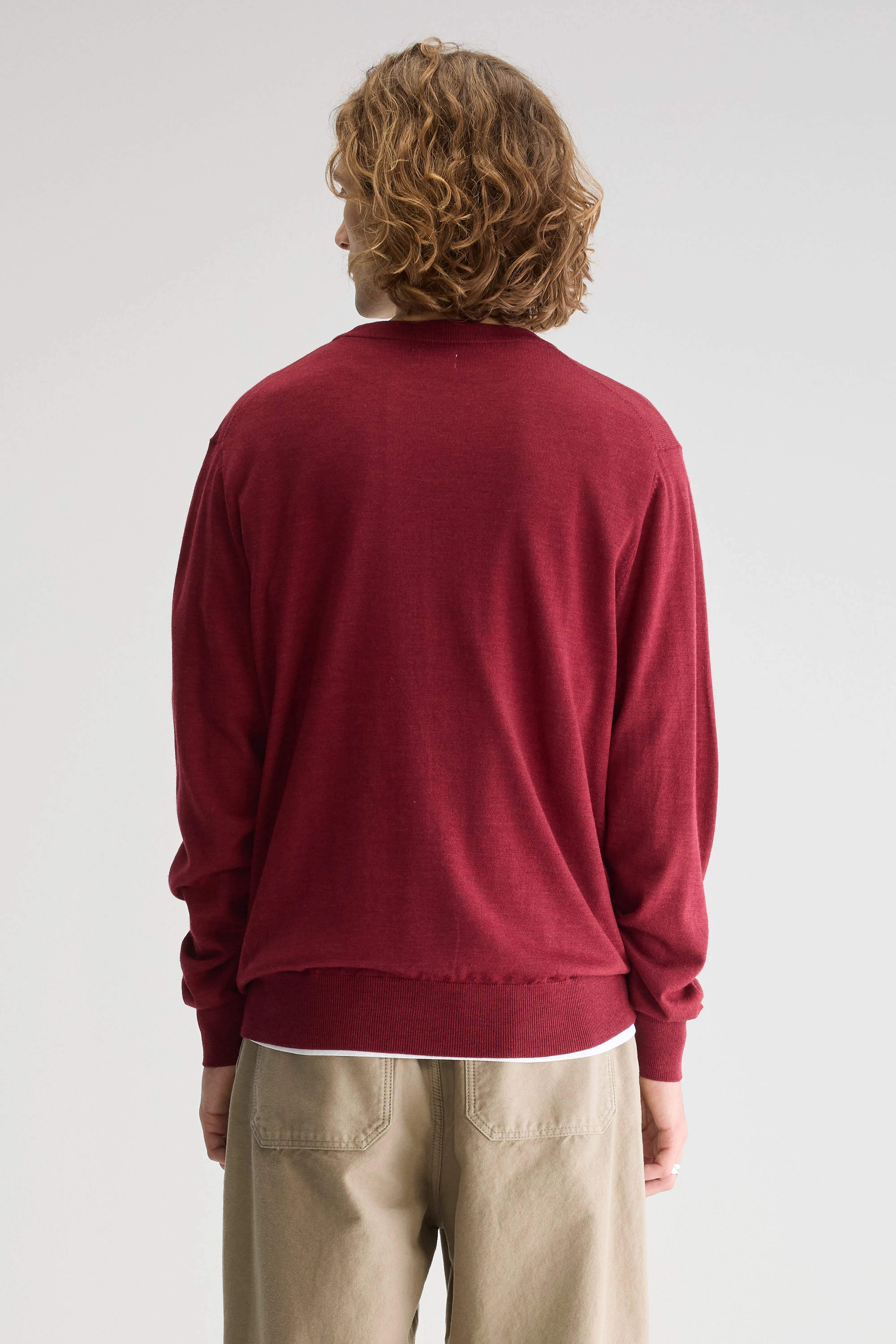 Dilliv crewneck sweater (251 / M / DRIED TOMATO)