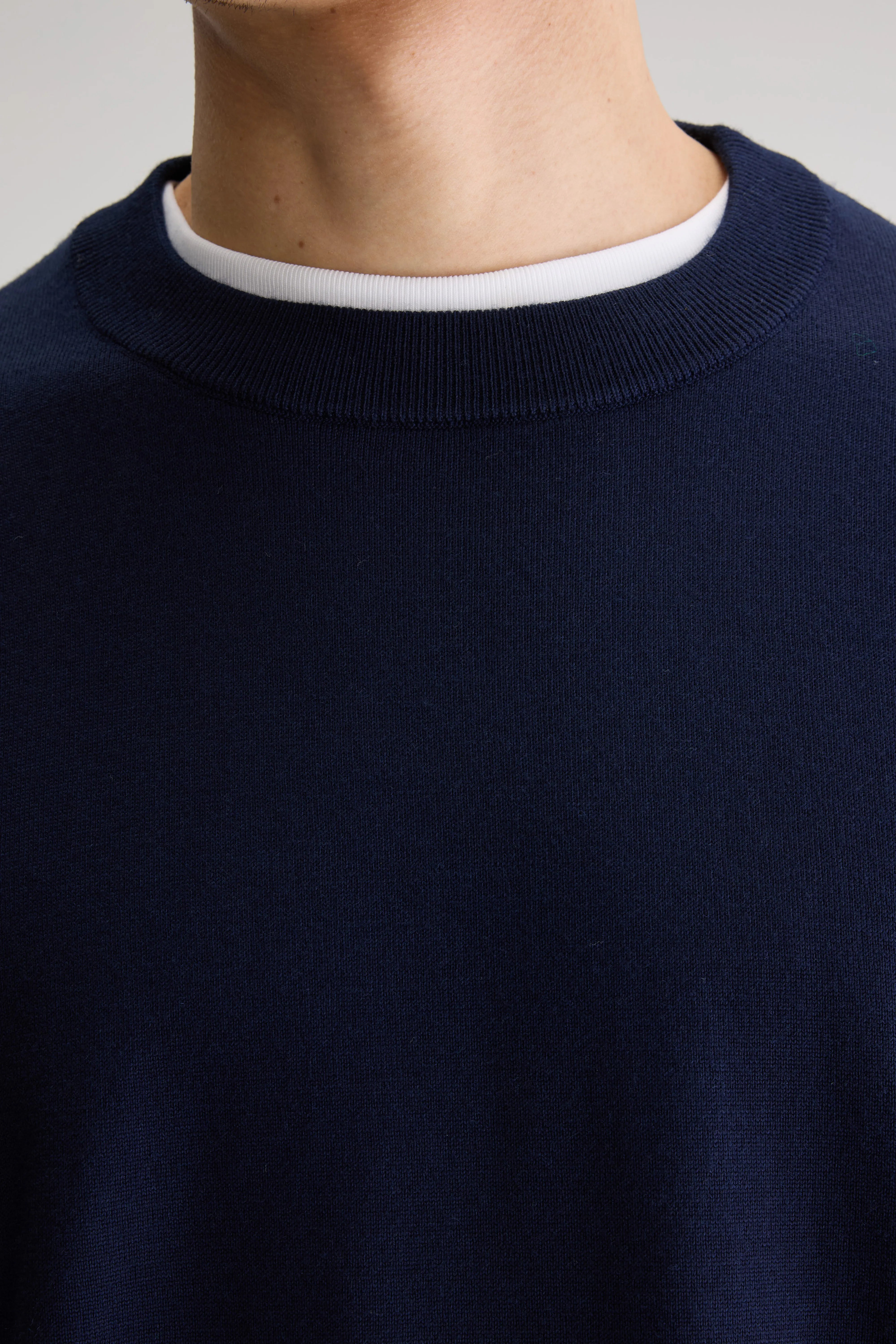 Pull Col Rond Dilliv - Navy Pour Homme | Bellerose