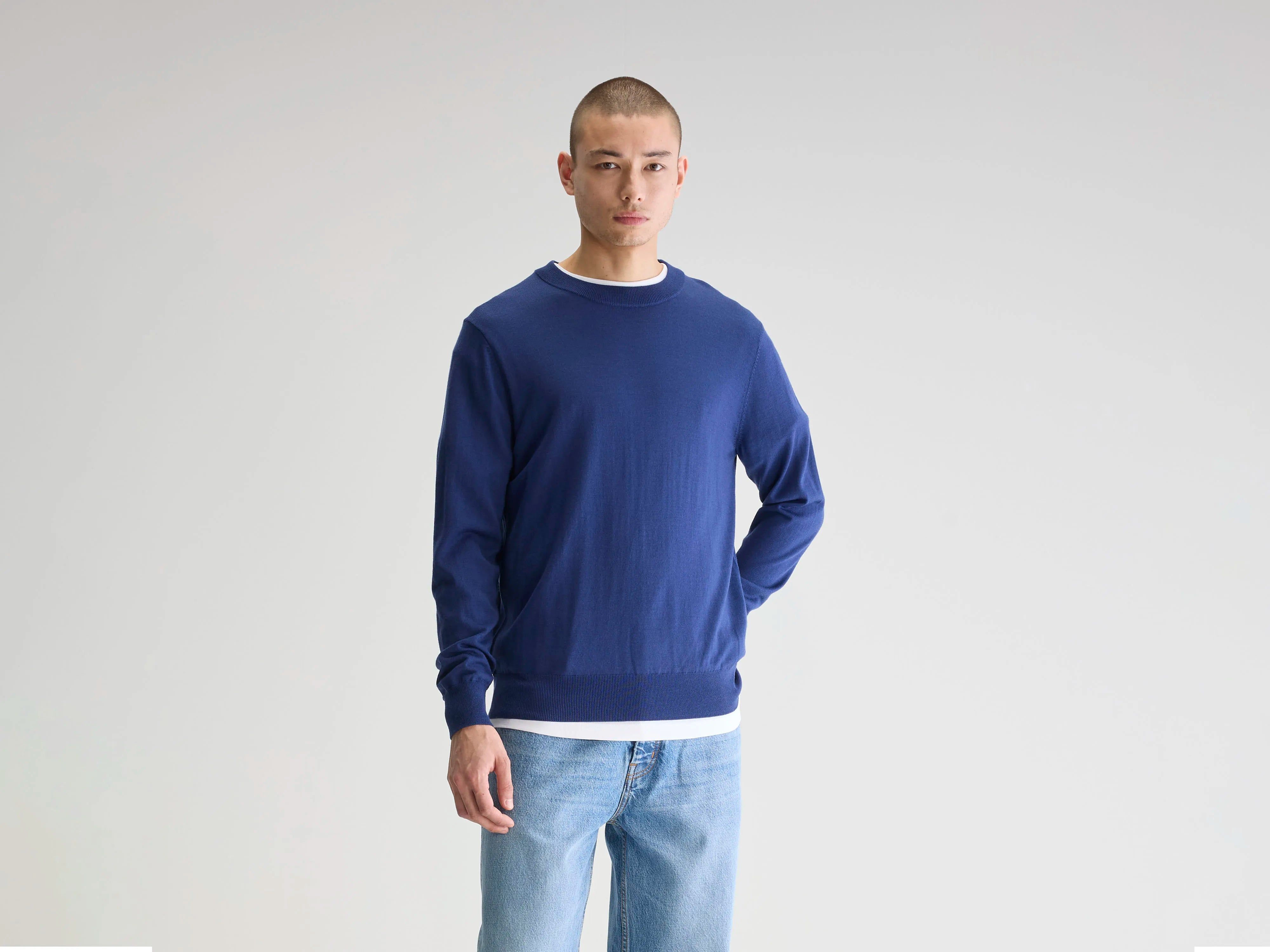 Dilliv crewneck sweater (251 / M / PETROL)