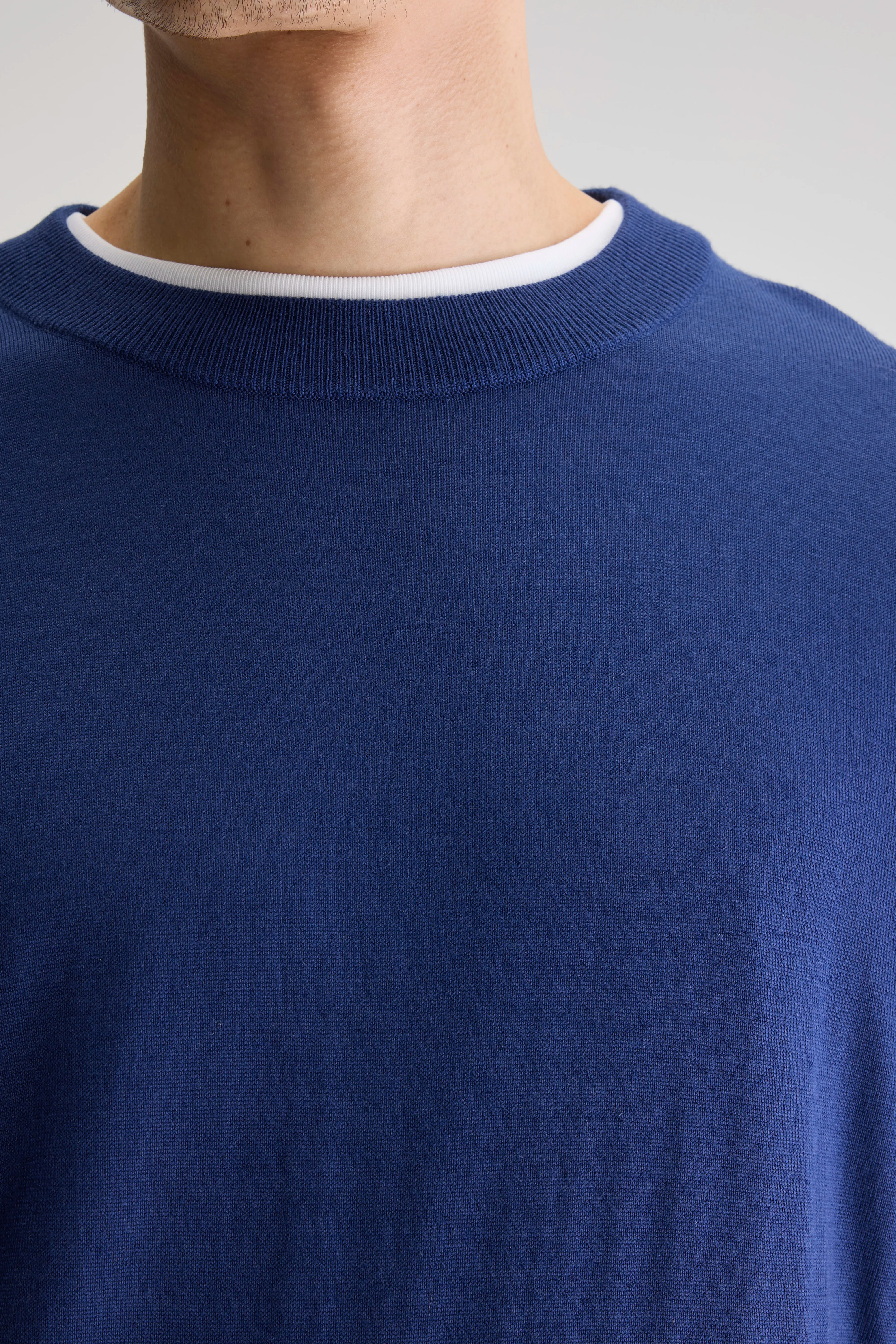 Dilliv Crewneck Sweater - Petrol For Men | Bellerose