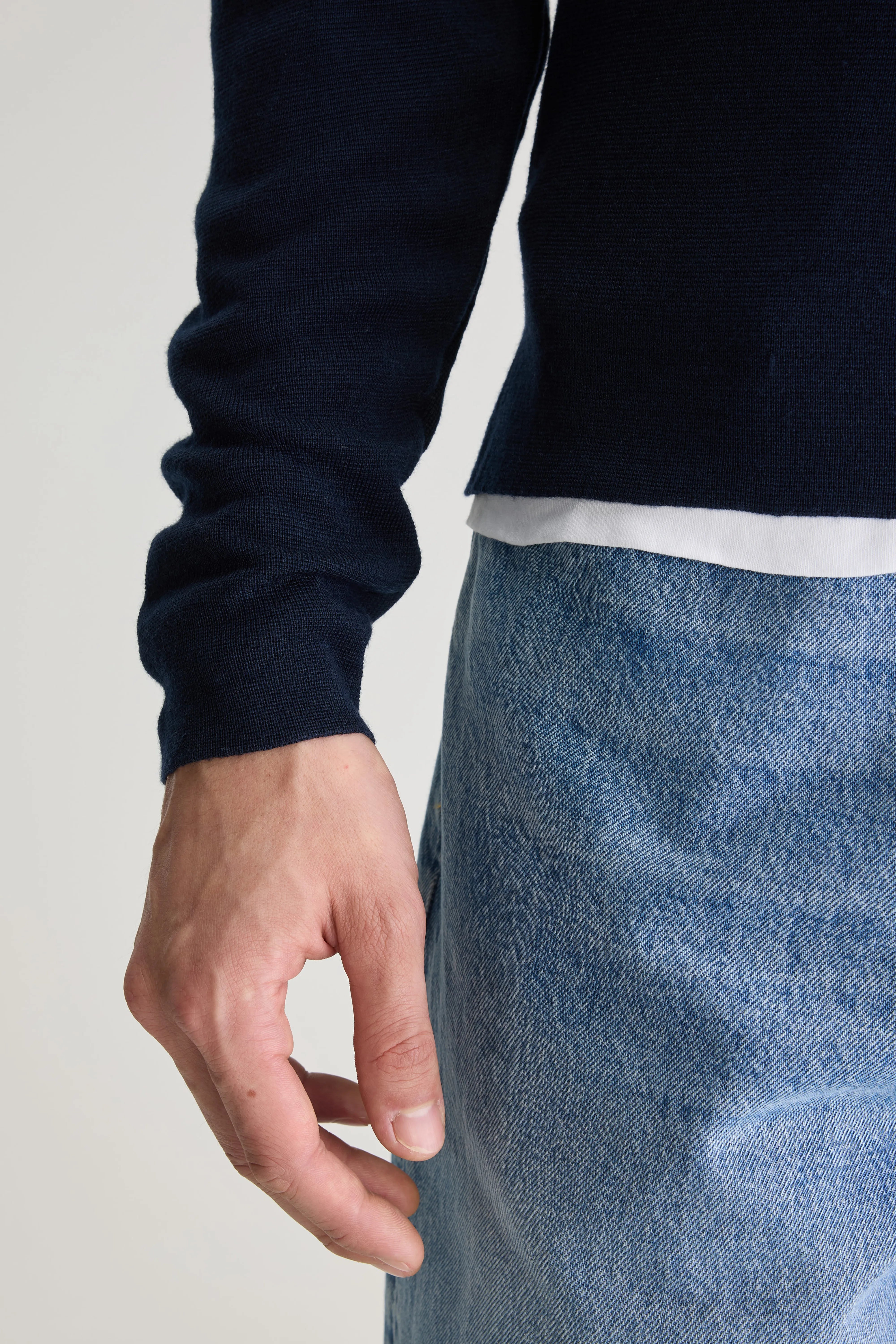 Pull polo slim Dynay (251 / M / NAVY)