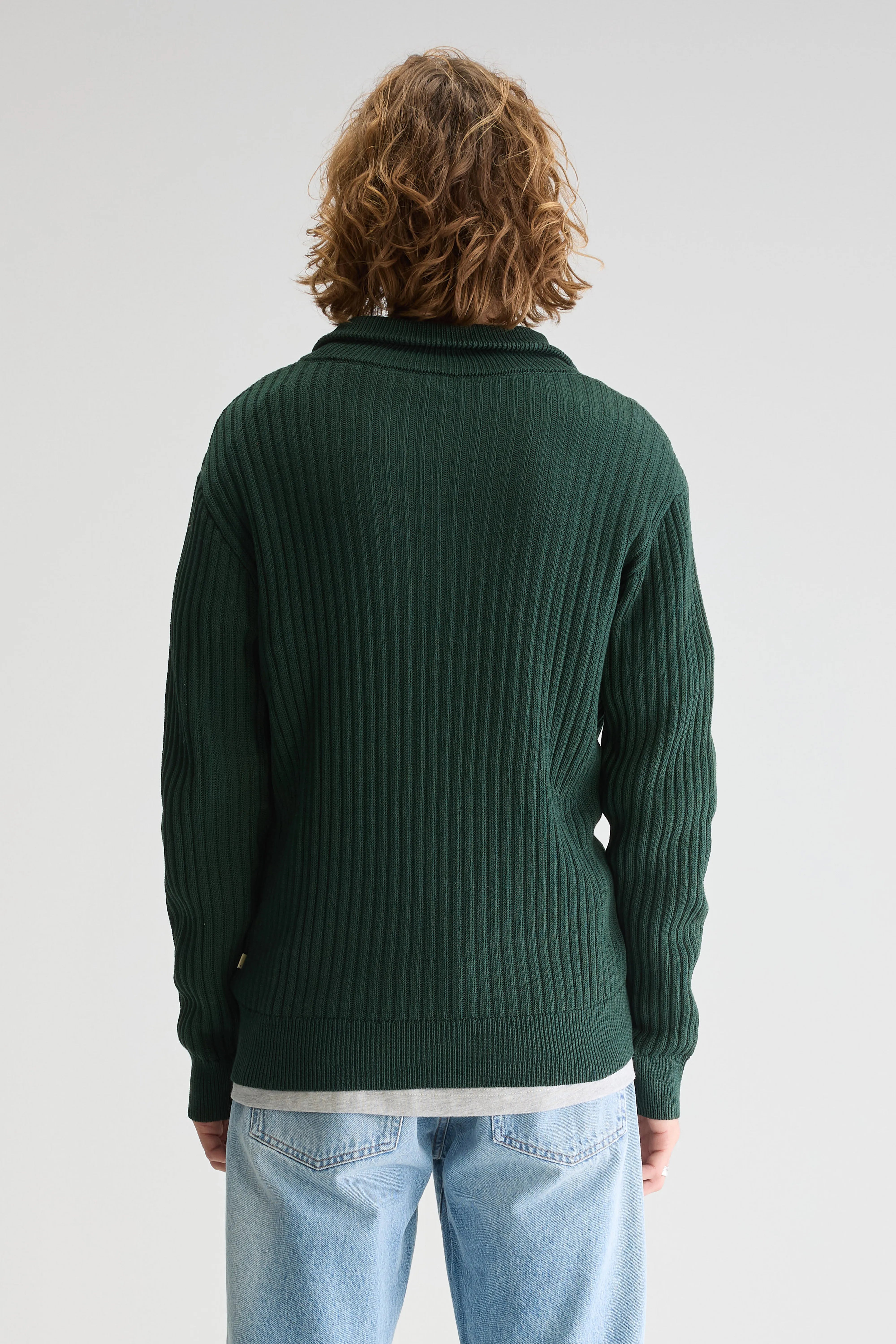 Asiz Half-zip Sweater - Sage For Men | Bellerose